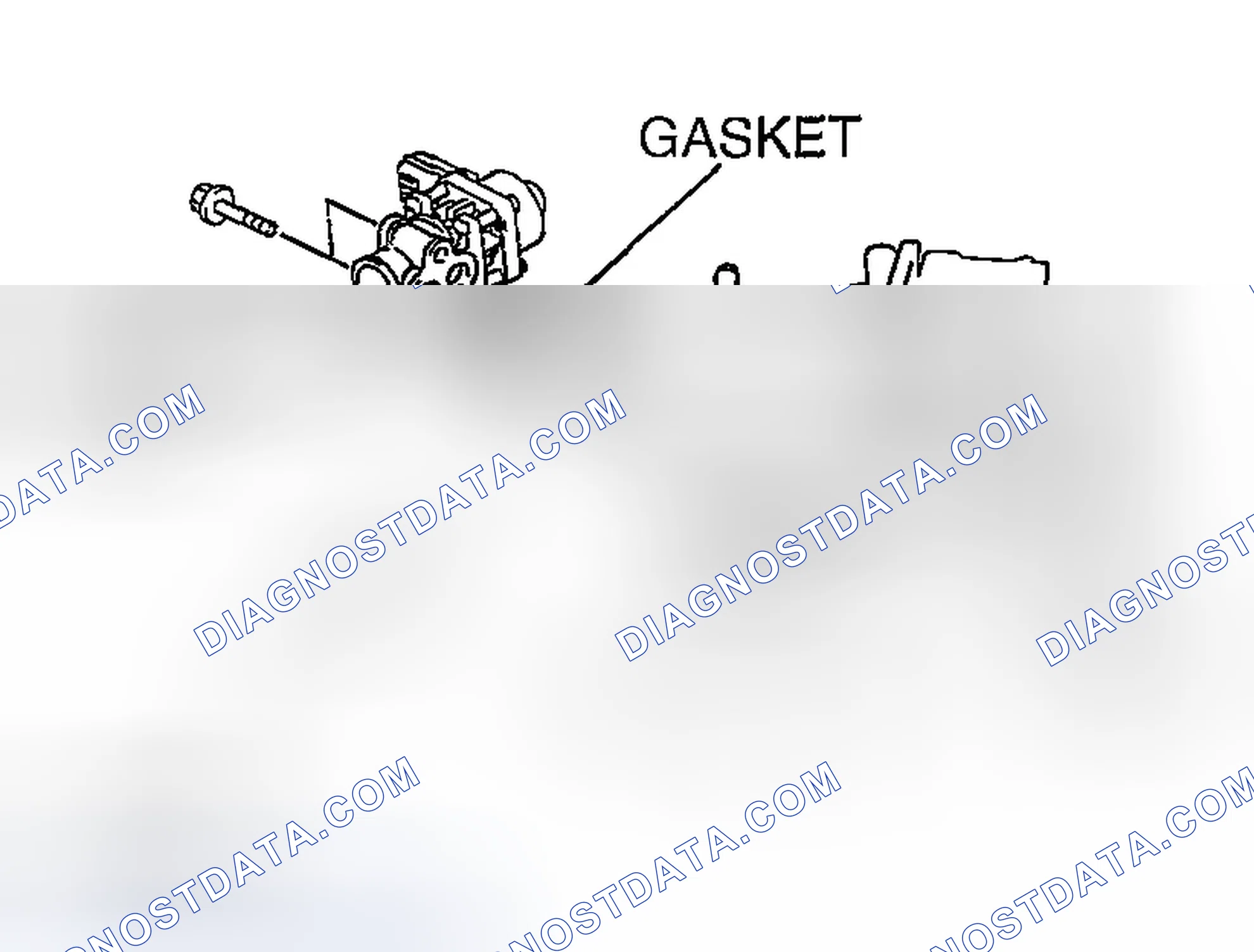 Scheme 33: >> A << EGR VALVE GASKET INSTALLATION