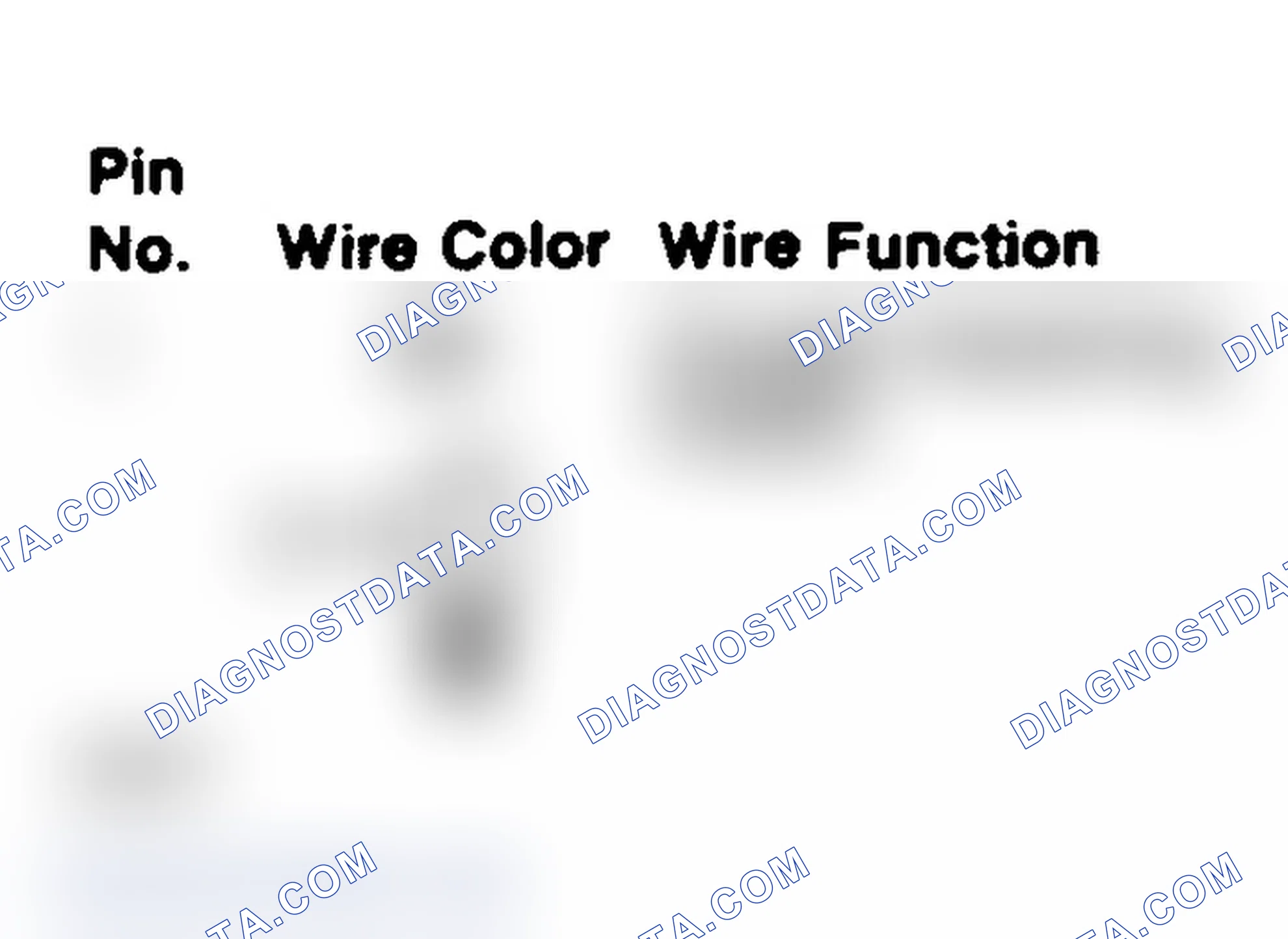 Scheme 116: Oxygen Sensor Connector Terminals (Non-Turbo)