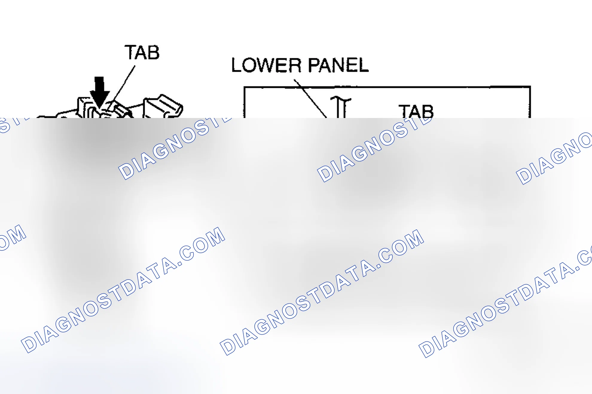 Scheme 13: Hood Release Lever Removal Note