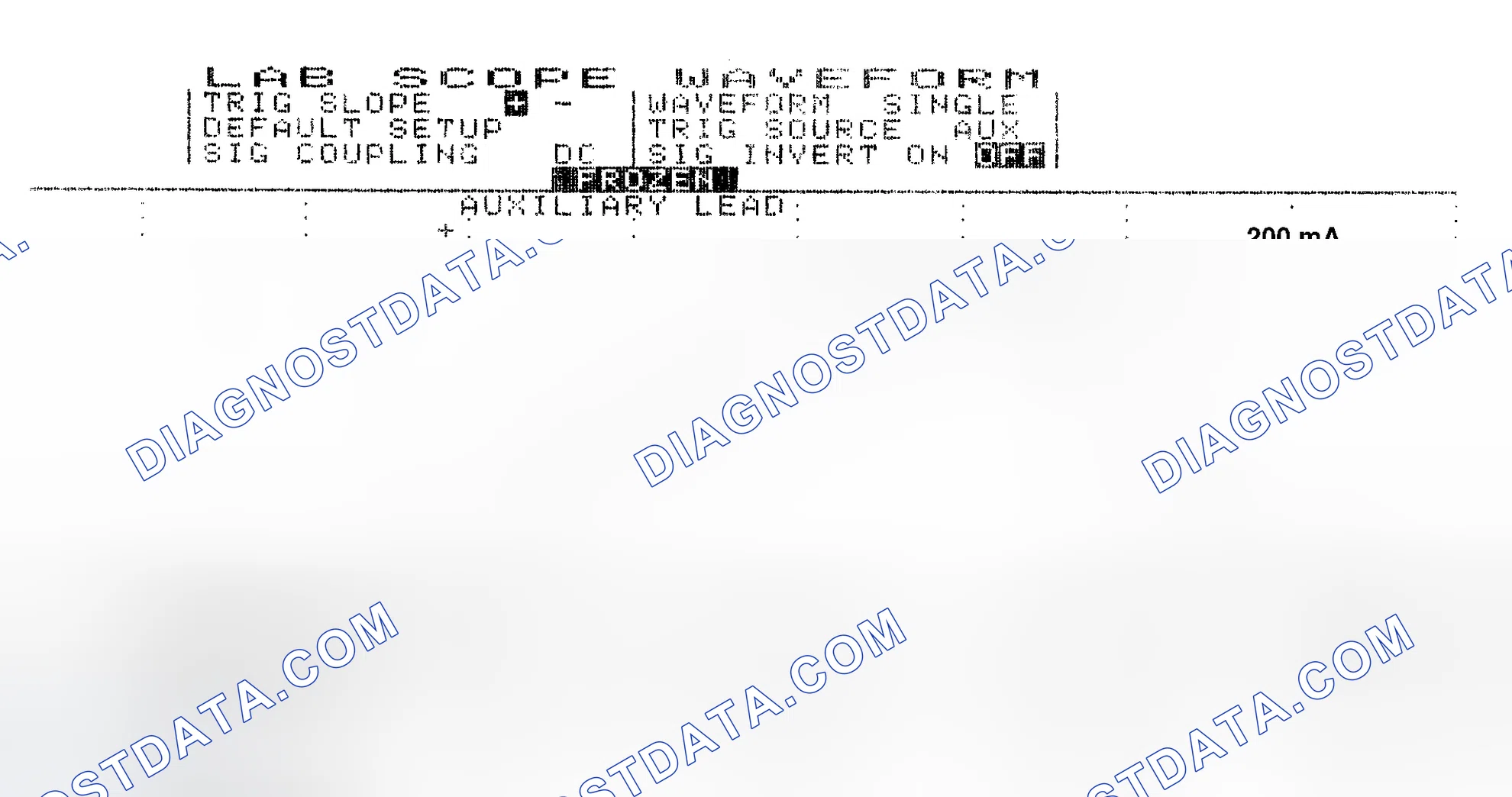 Scheme 13: Single Injector w/Normal Current Flow - Current Pattern