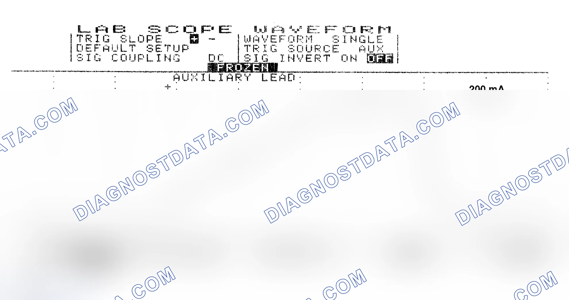 Scheme 13: Single Injector w/Normal Current Flow - Current Pattern