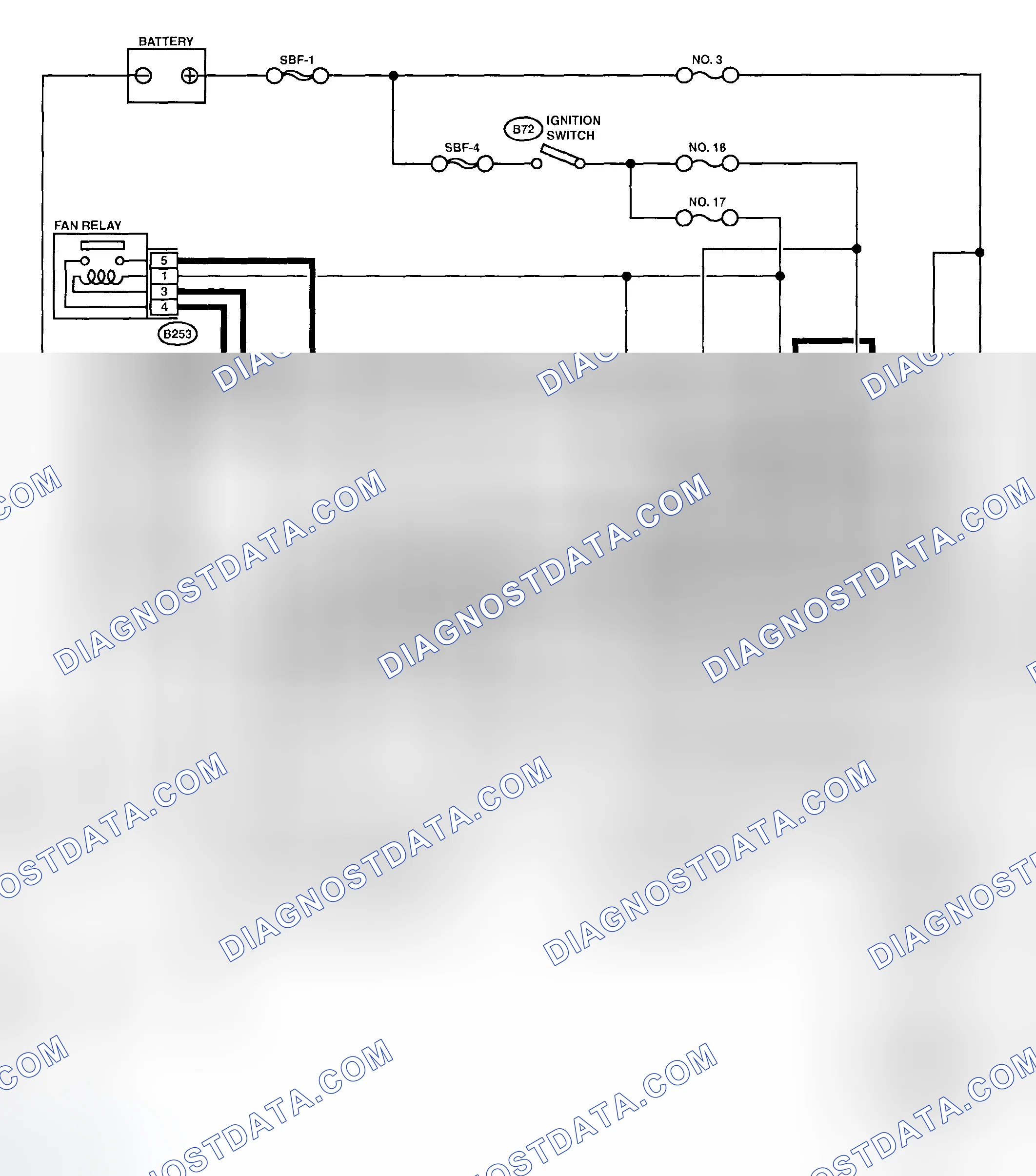 Scheme 97: Radiator Sub Fan Schematic Diagram