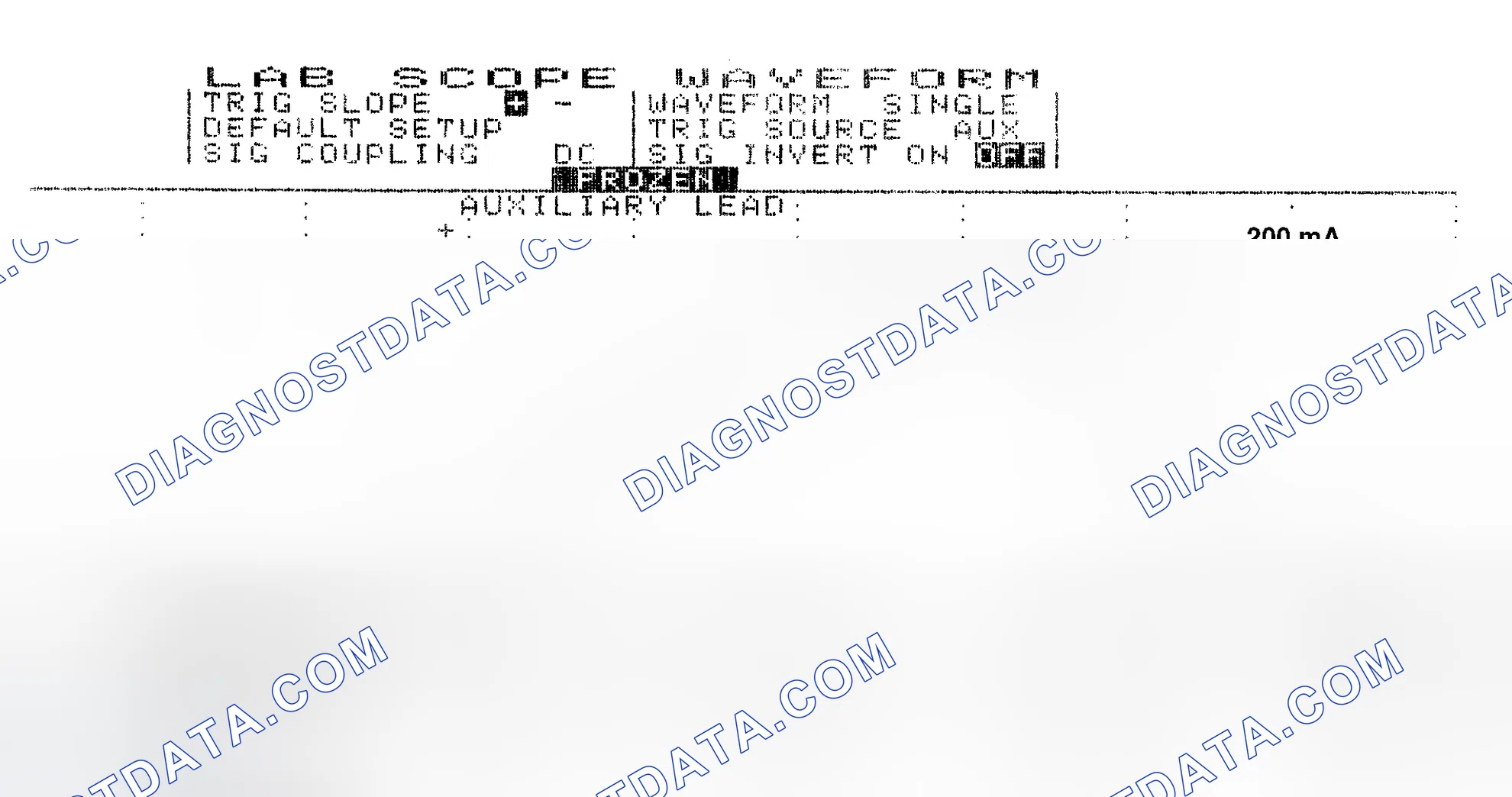 Scheme 13: Single Injector w/Normal Current Flow - Current Pattern
