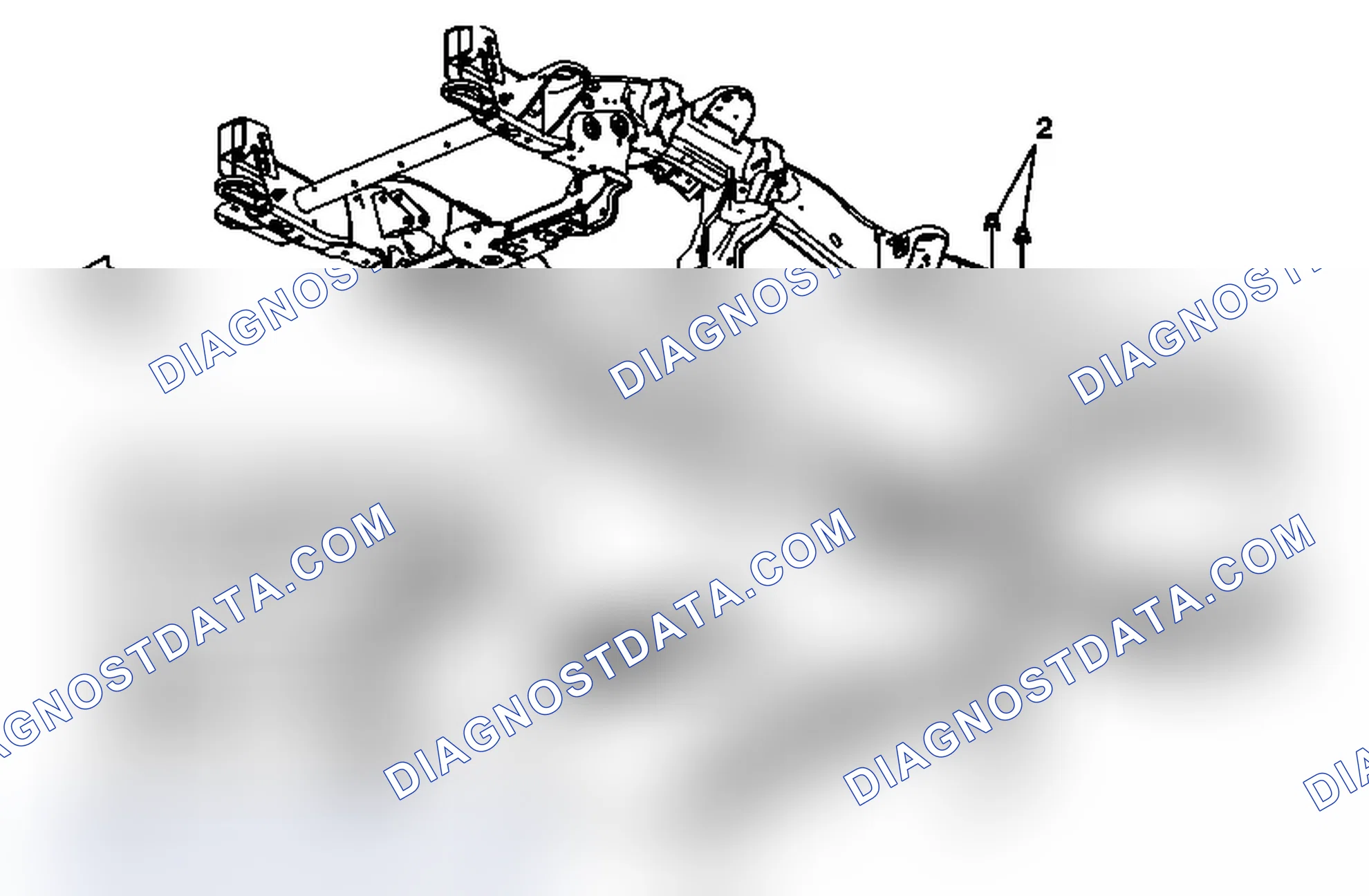 Scheme 11: Transmission Support Crossmember Replacement (4WD 2500 Series)