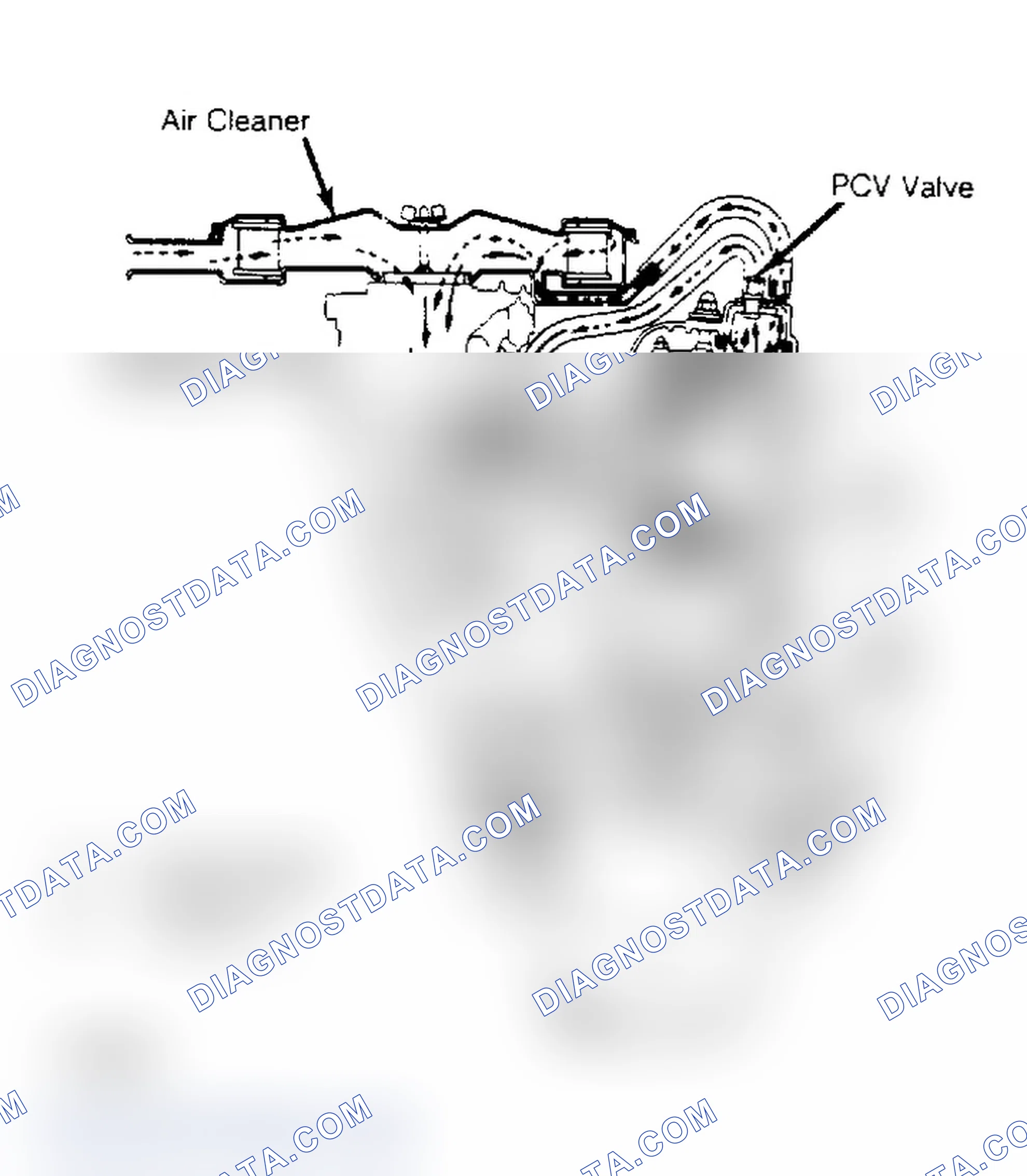 Scheme 7: Crankcase Ventilation System (Tercel & FWD Corolla)
