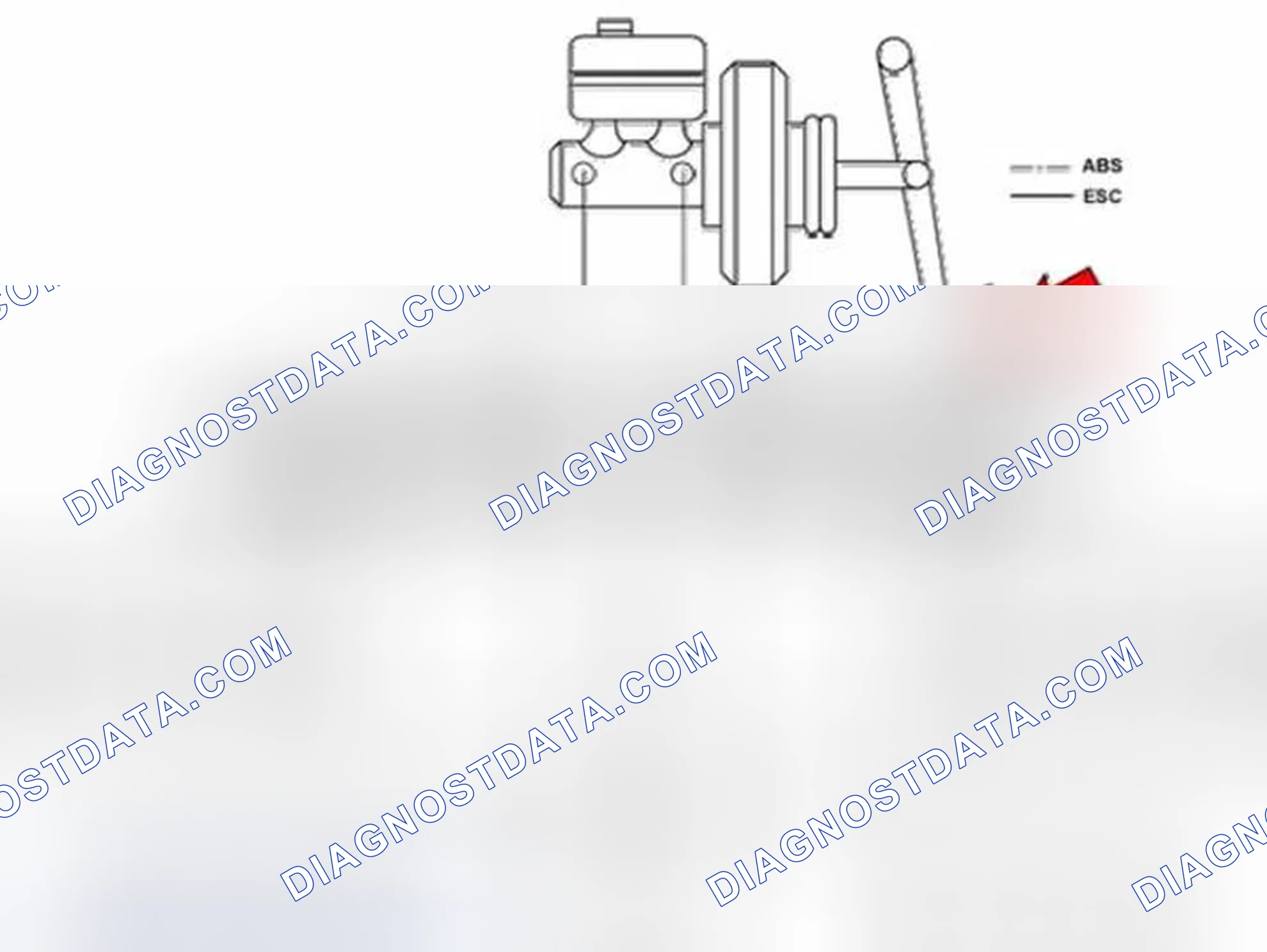 Scheme 6: ESC Hydraulic system diagram
