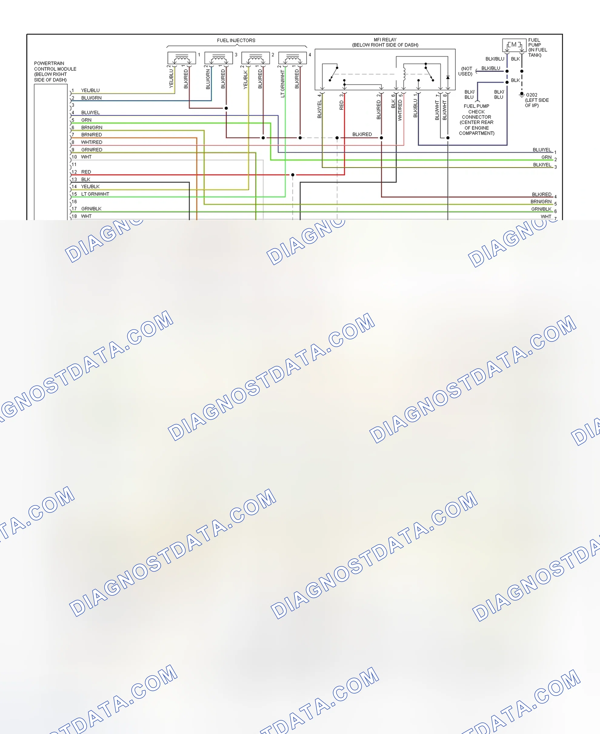Scheme 66: Wiring Diagram (Summit Wagon 2.4L AWD - 1 Of 2)