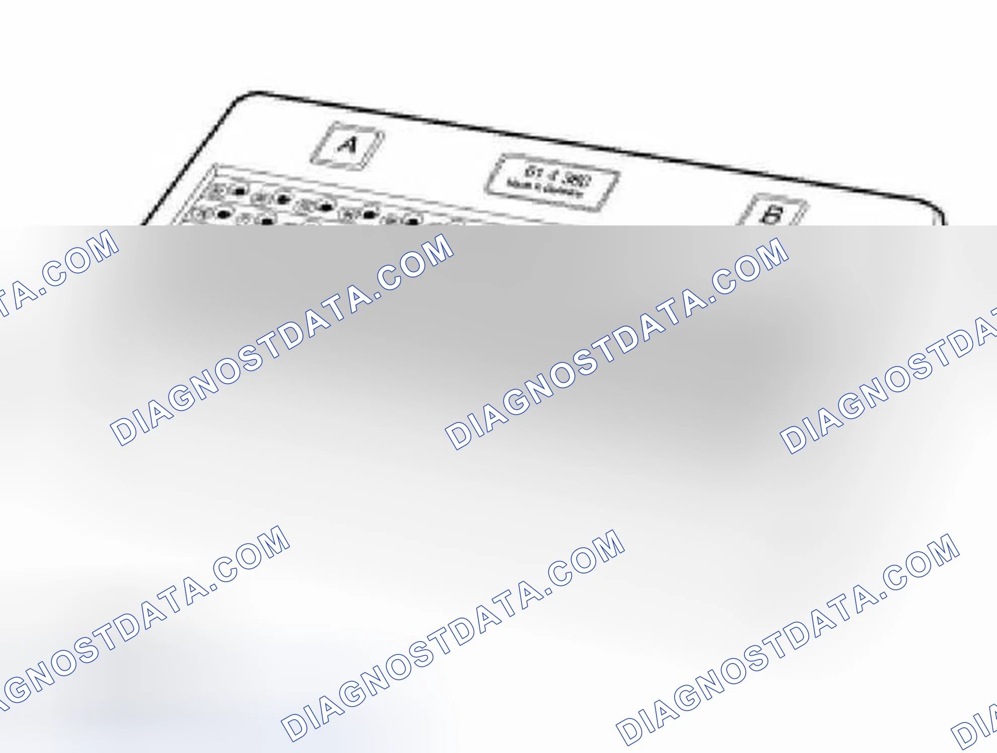 Scheme 196: 61 4 380 Measuring box, 105-pin, complete