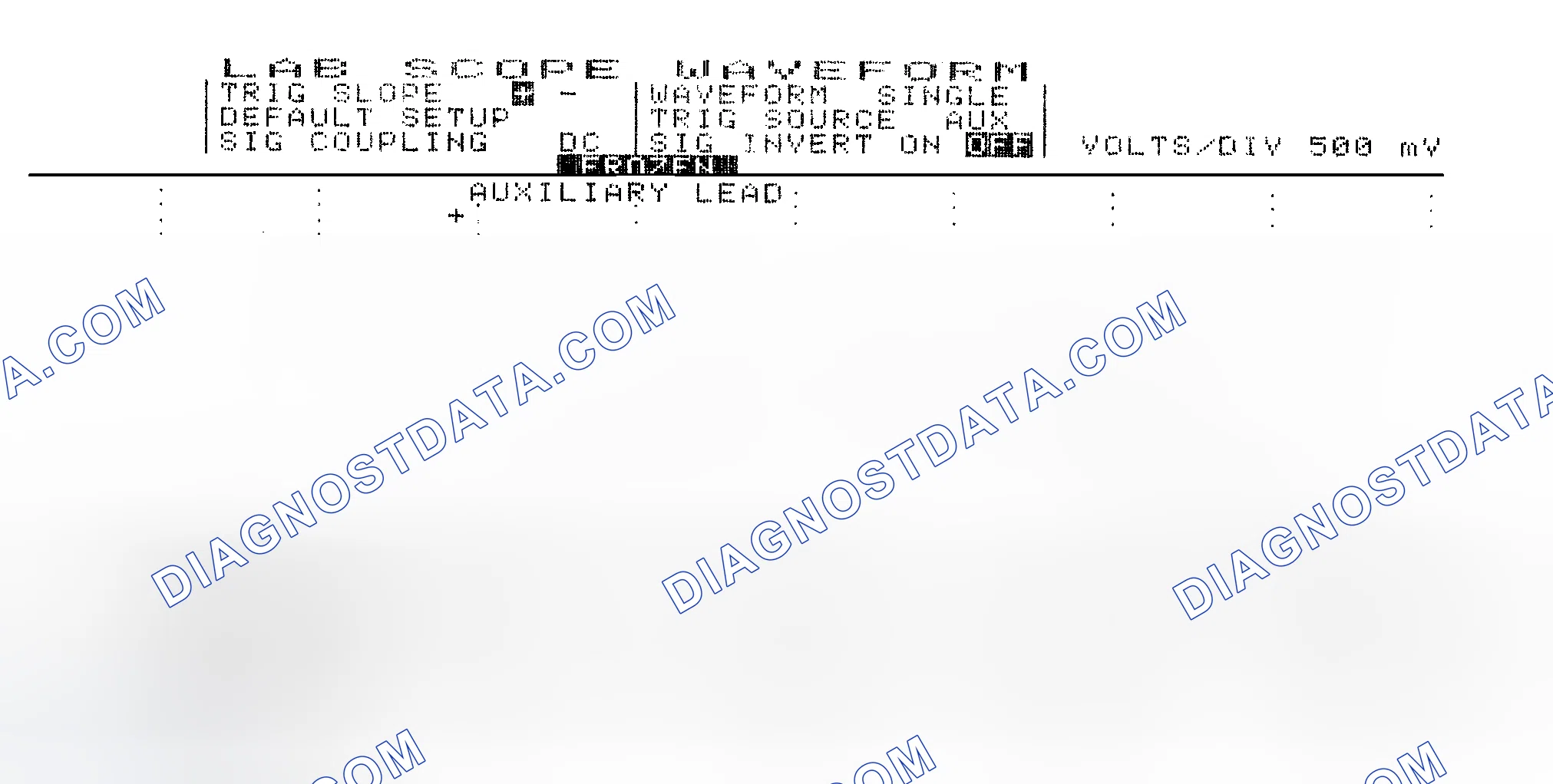 Scheme 14: Single Injector w/Excessive Current Flow - Current Pattern