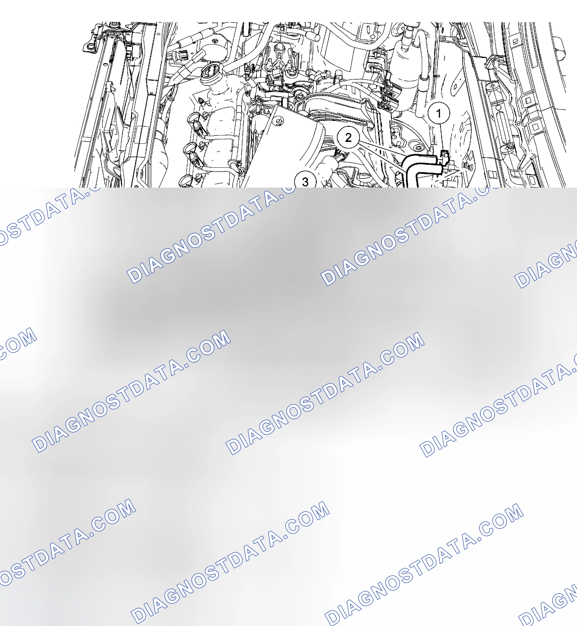 Scheme 1: Heater Hose - 3.0L (4V)
