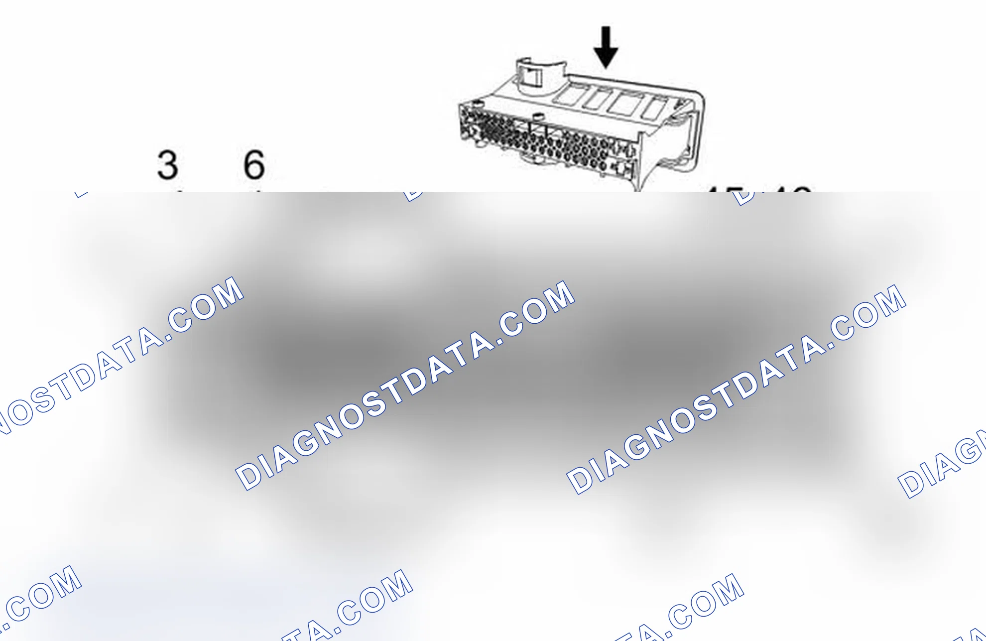 Scheme 238: X301 Body Harness to Driver Seat Harness