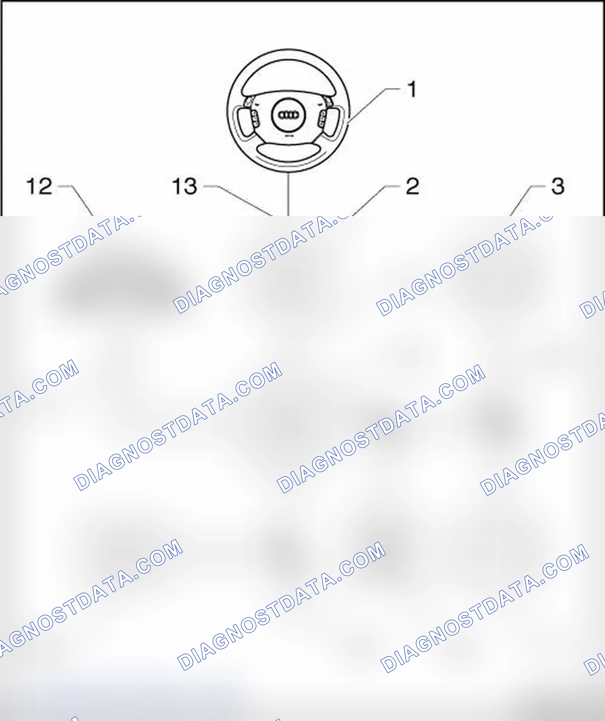 Scheme 39: MULTIFUNCTION STEERING WHEEL OVERVIEW