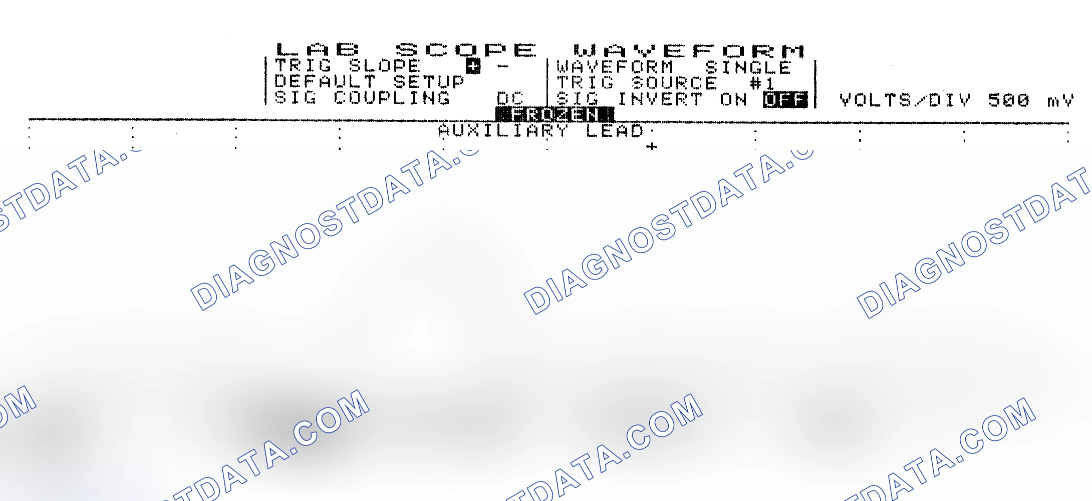 Scheme 10: Single Injector w/Excessive Current Flow - Current Pattern