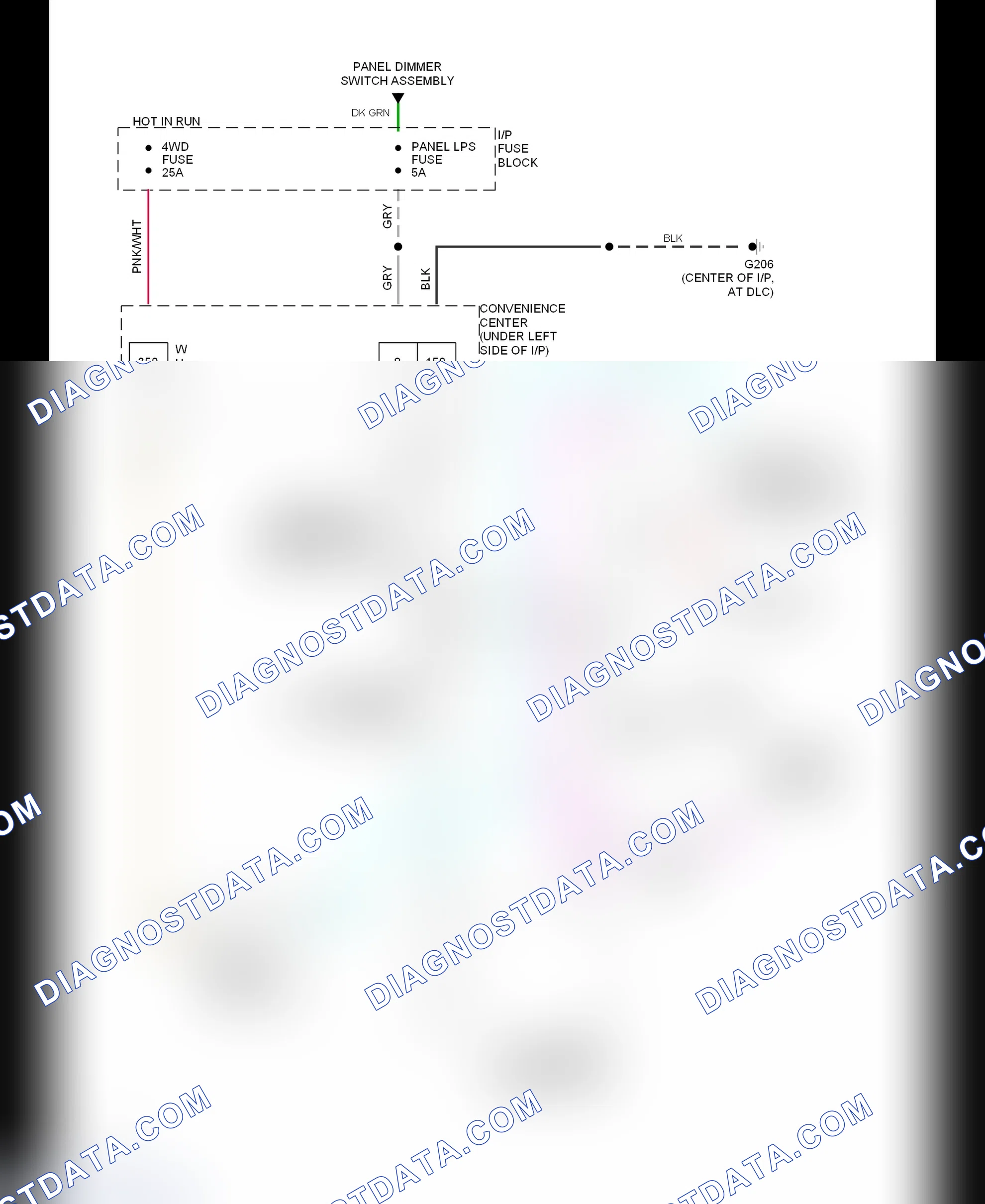 Scheme 7: Transfer Case Circuit (1993 Except H/D 4-Speed A/T)