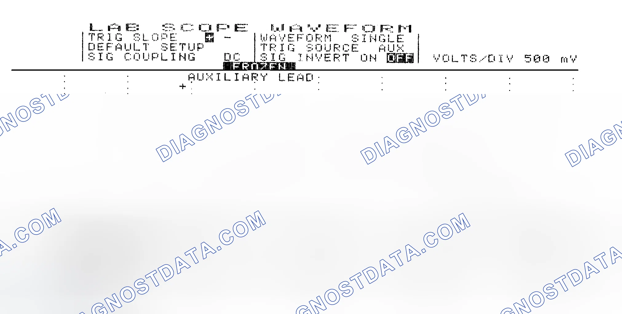 Scheme 14: Single Injector w/Excessive Current Flow - Current Pattern