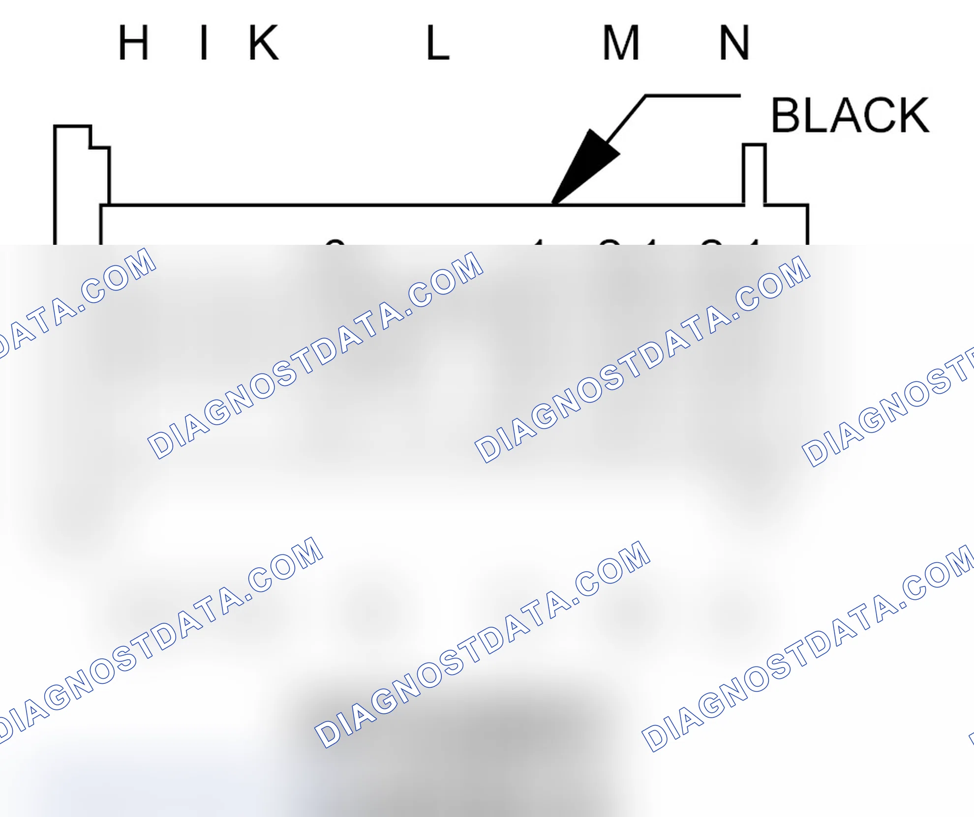 Scheme 147: Instrument Cluster Connector End View (C2)