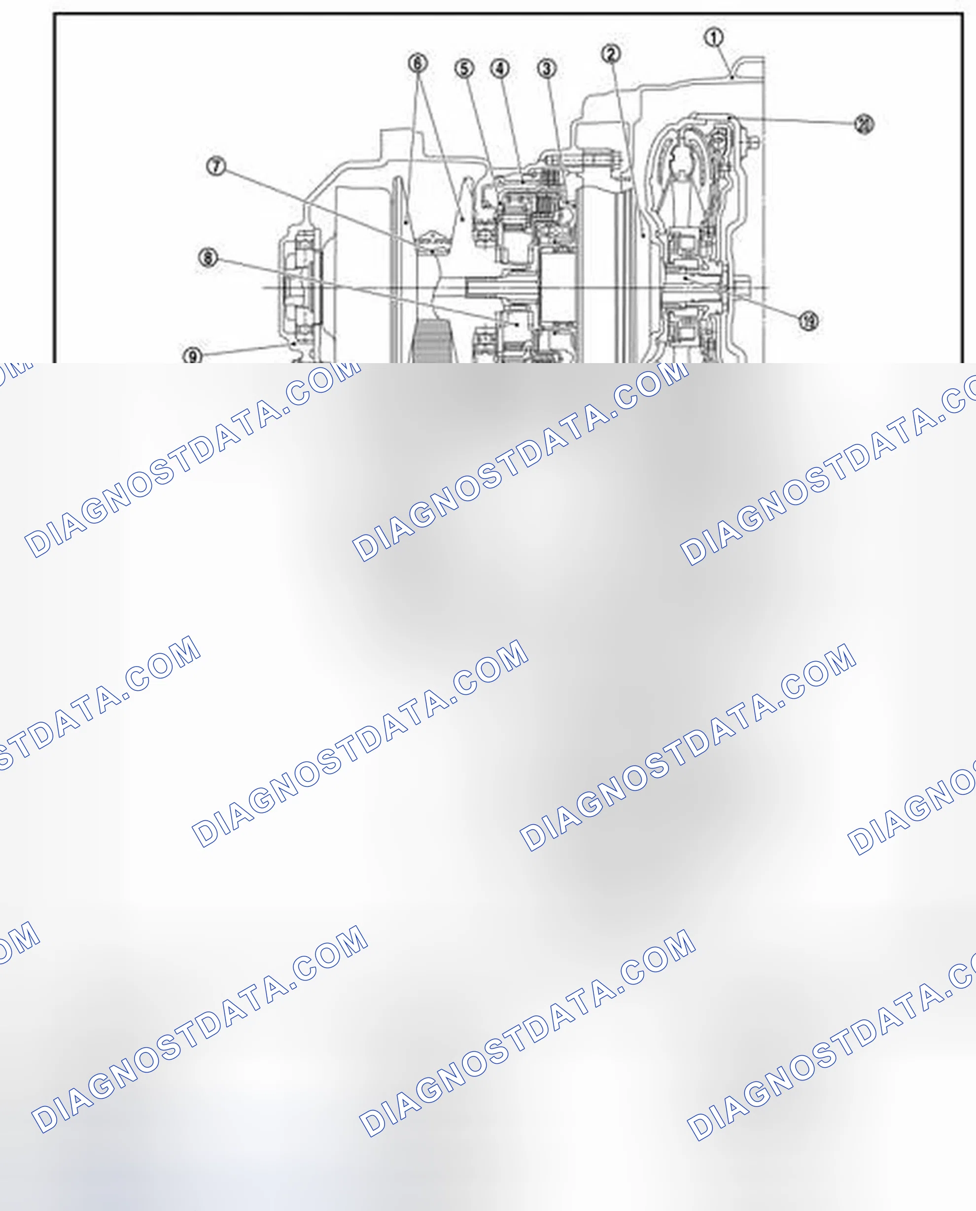 Scheme 1: TRANSAXLE: Exploded View