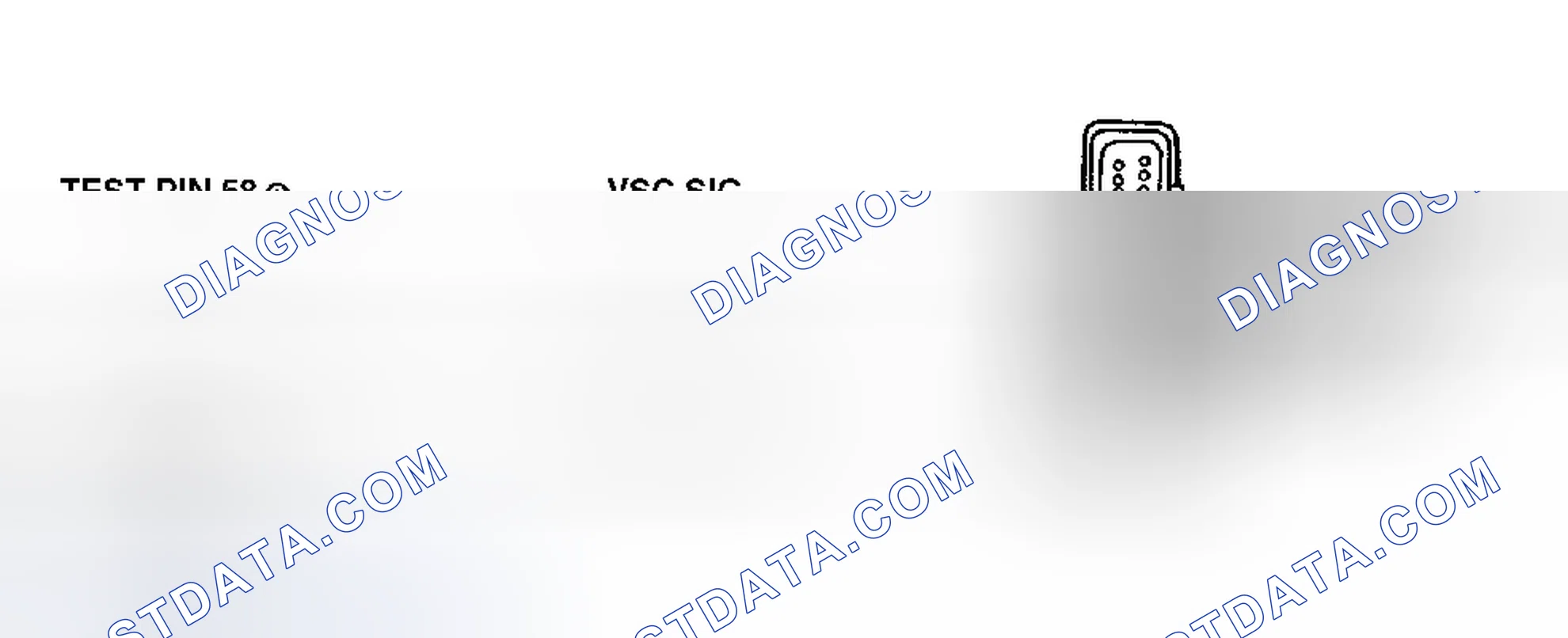 Scheme 196: ABS Module VSC Connector Terminals