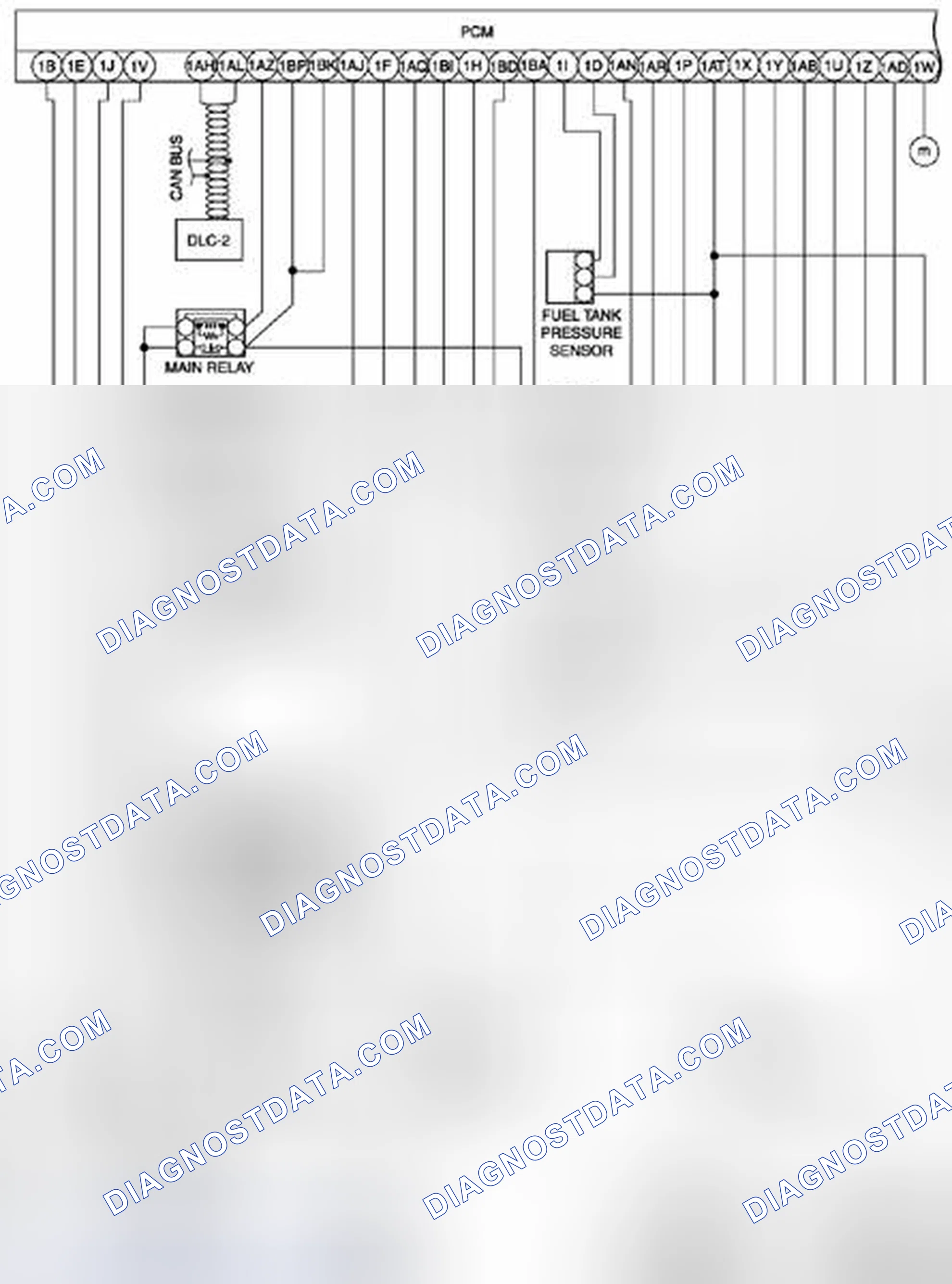 Scheme 71: Engine Control System Wiring Diagram - MZI 3.7 V6 (1 Of 3)