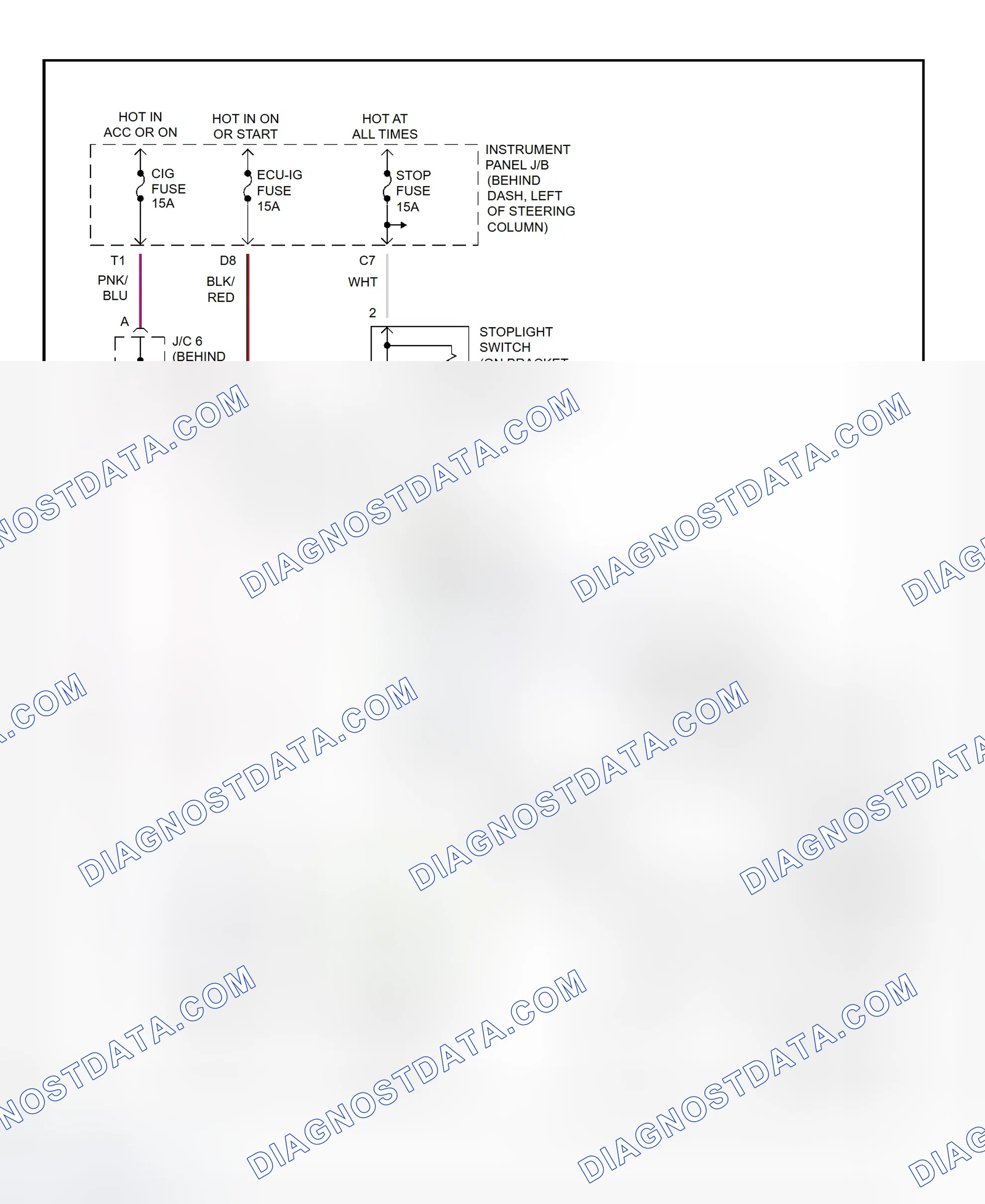 Scheme 157: Shift Lock System Wiring Diagram (Toyota Camry)