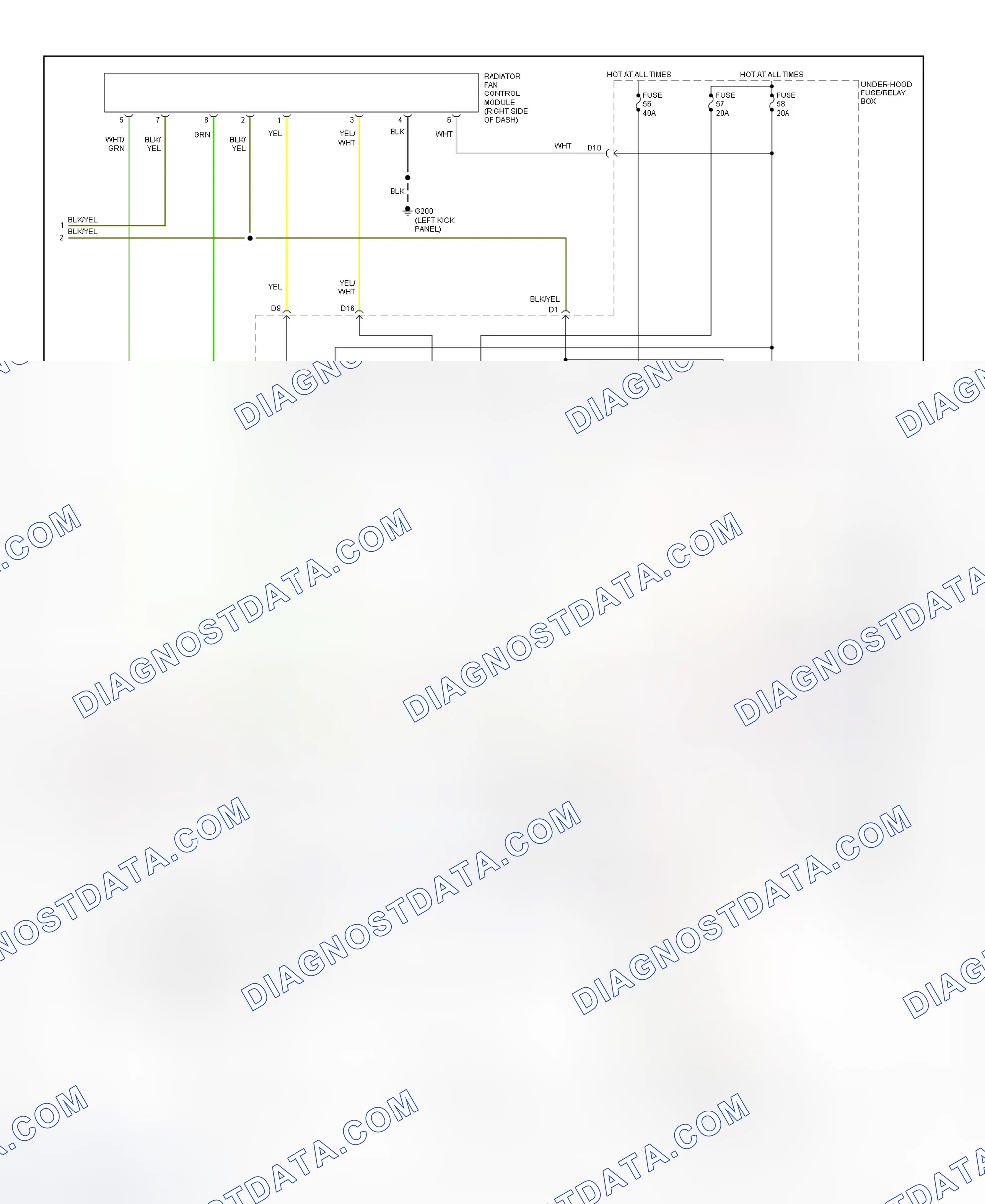 Scheme 3: Automatic A/C-Heater System Wiring Diagram (2 Of 2)