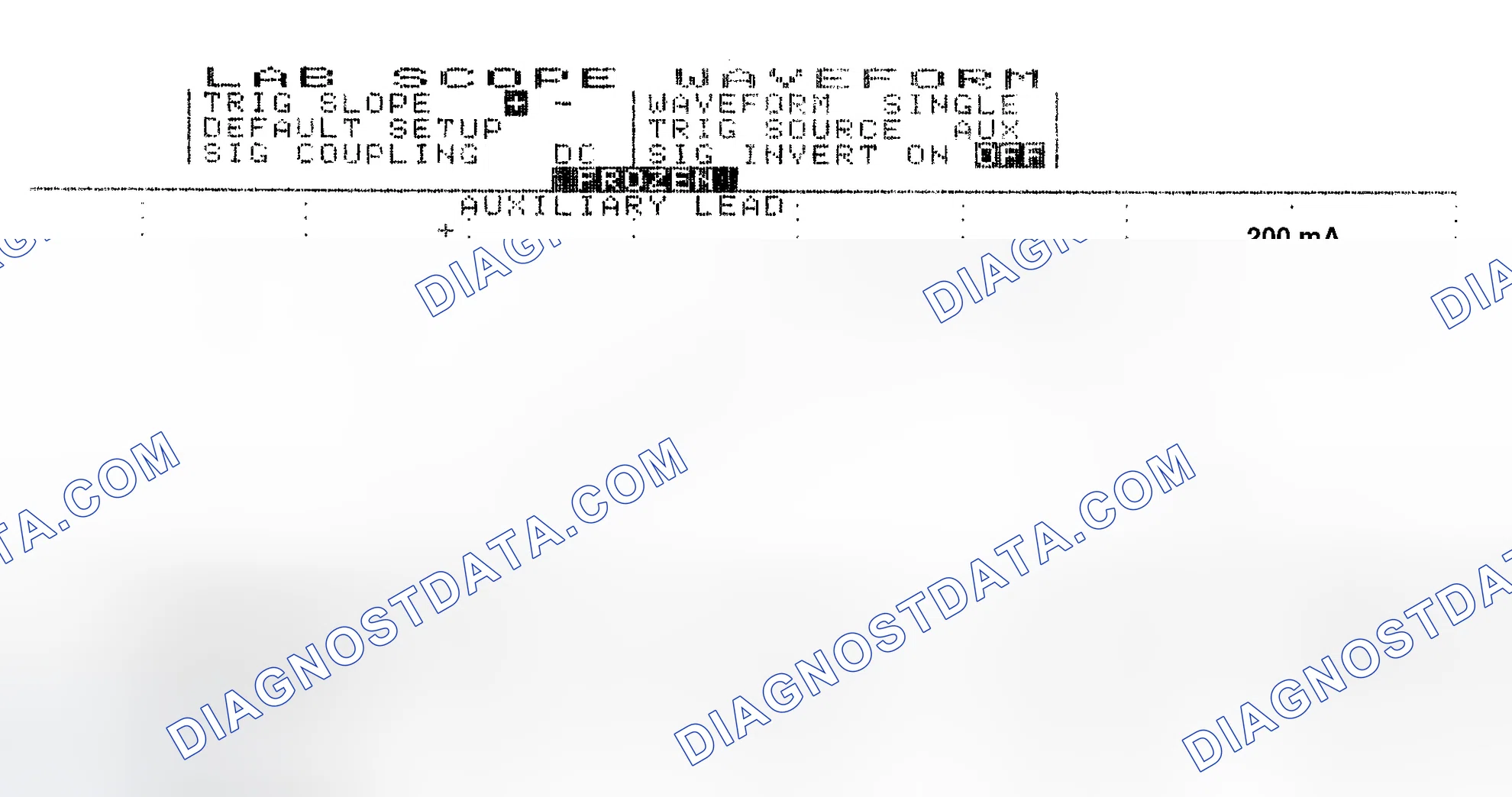 Scheme 13: Single Injector w/Normal Current Flow - Current Pattern
