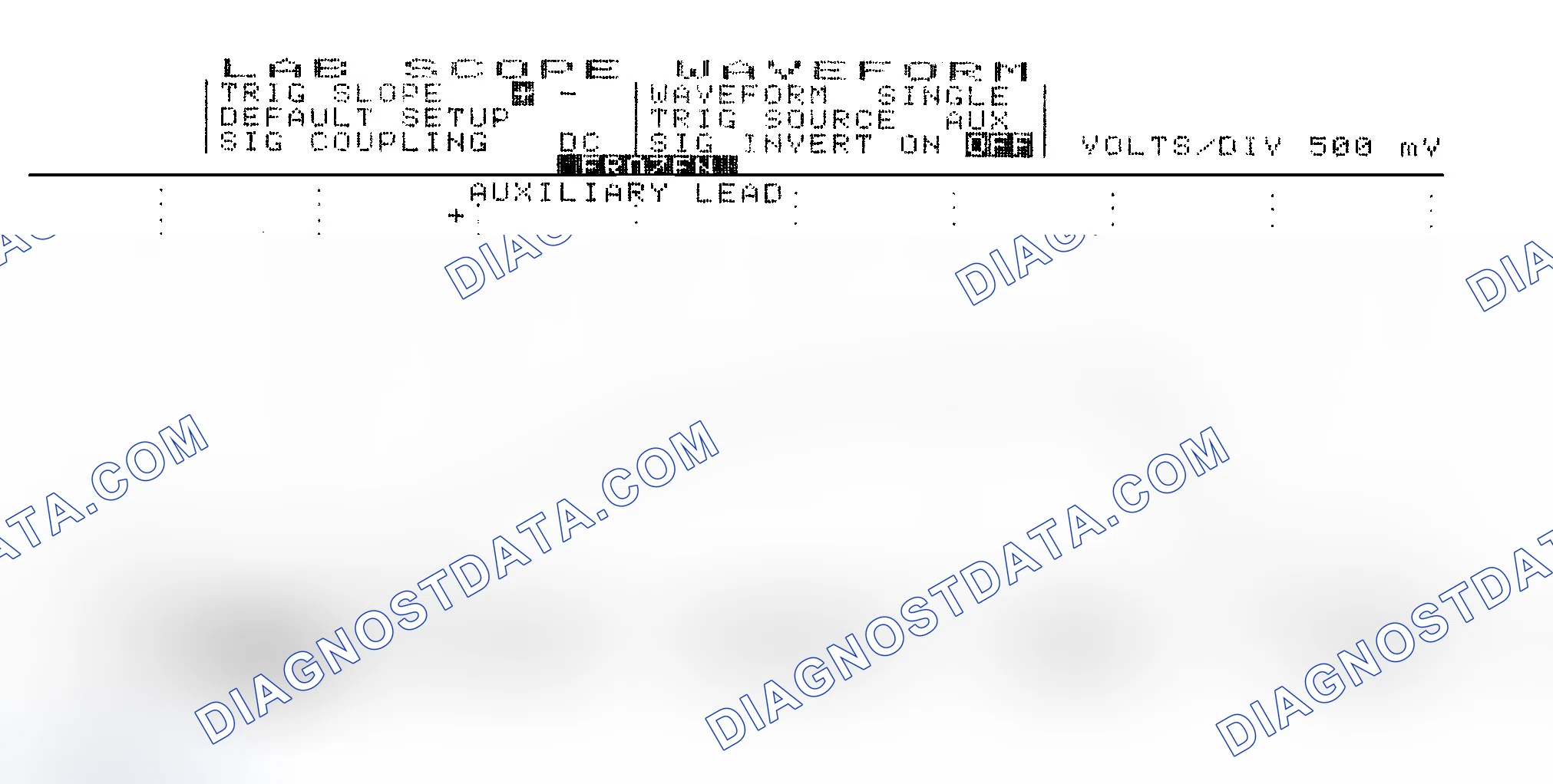 Scheme 14: Single Injector w/Excessive Current Flow - Current Pattern