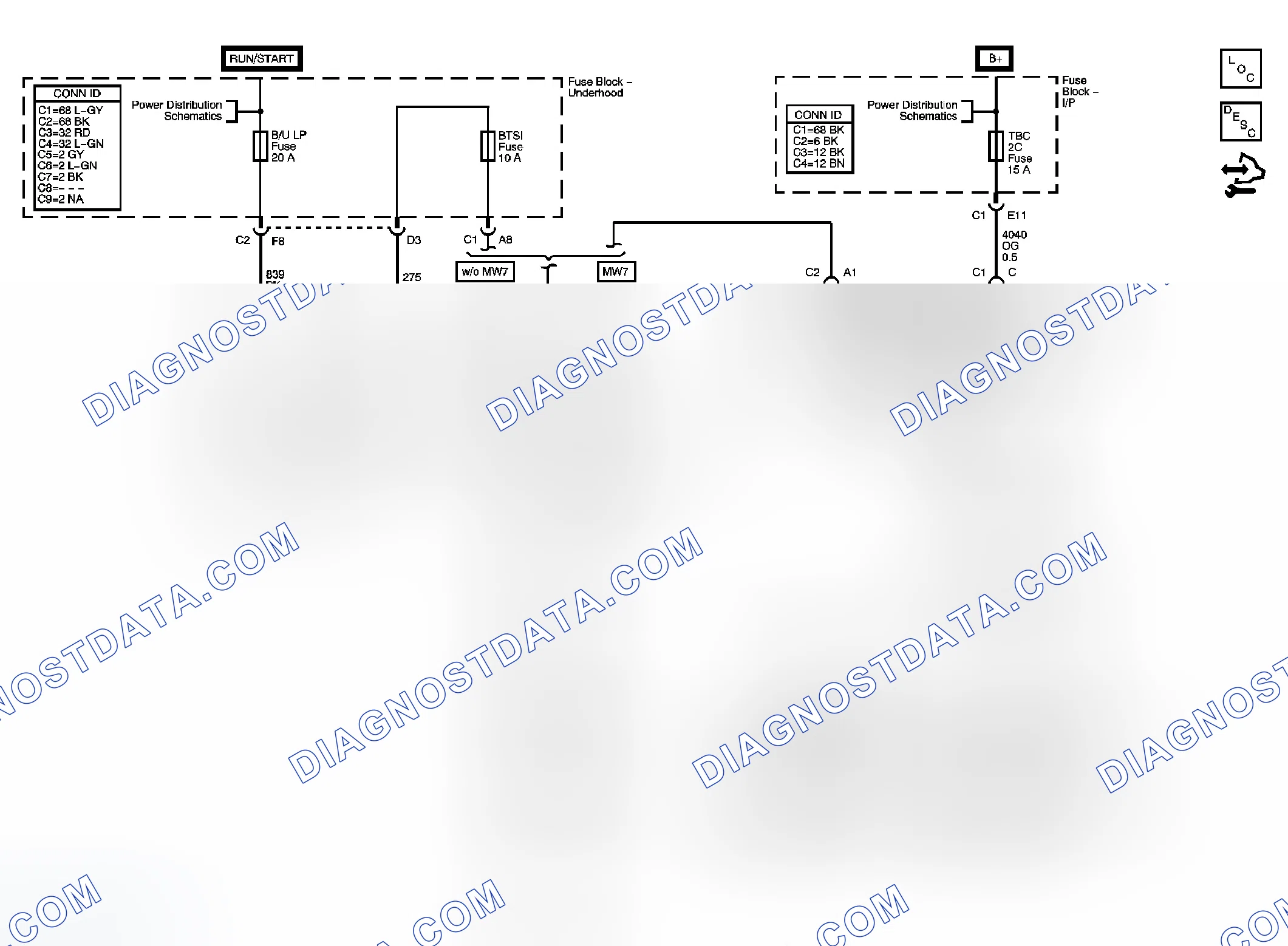 Scheme 203: Shift Lock Control Wiring Schematics