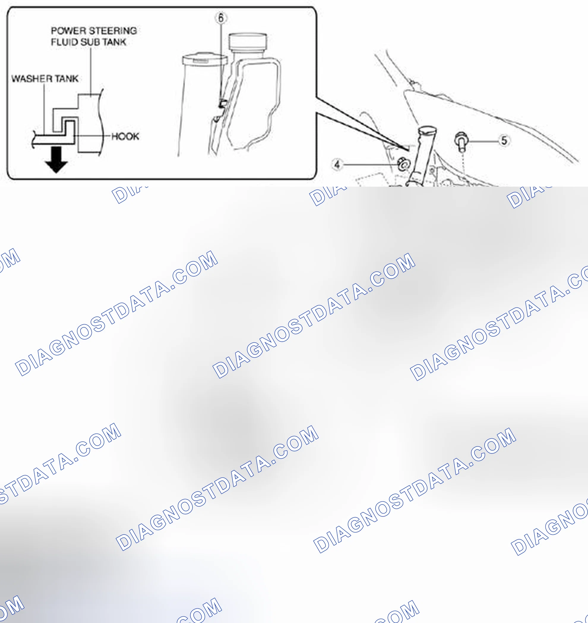 Scheme 14: Vehicles without the washer fluid-level sensor