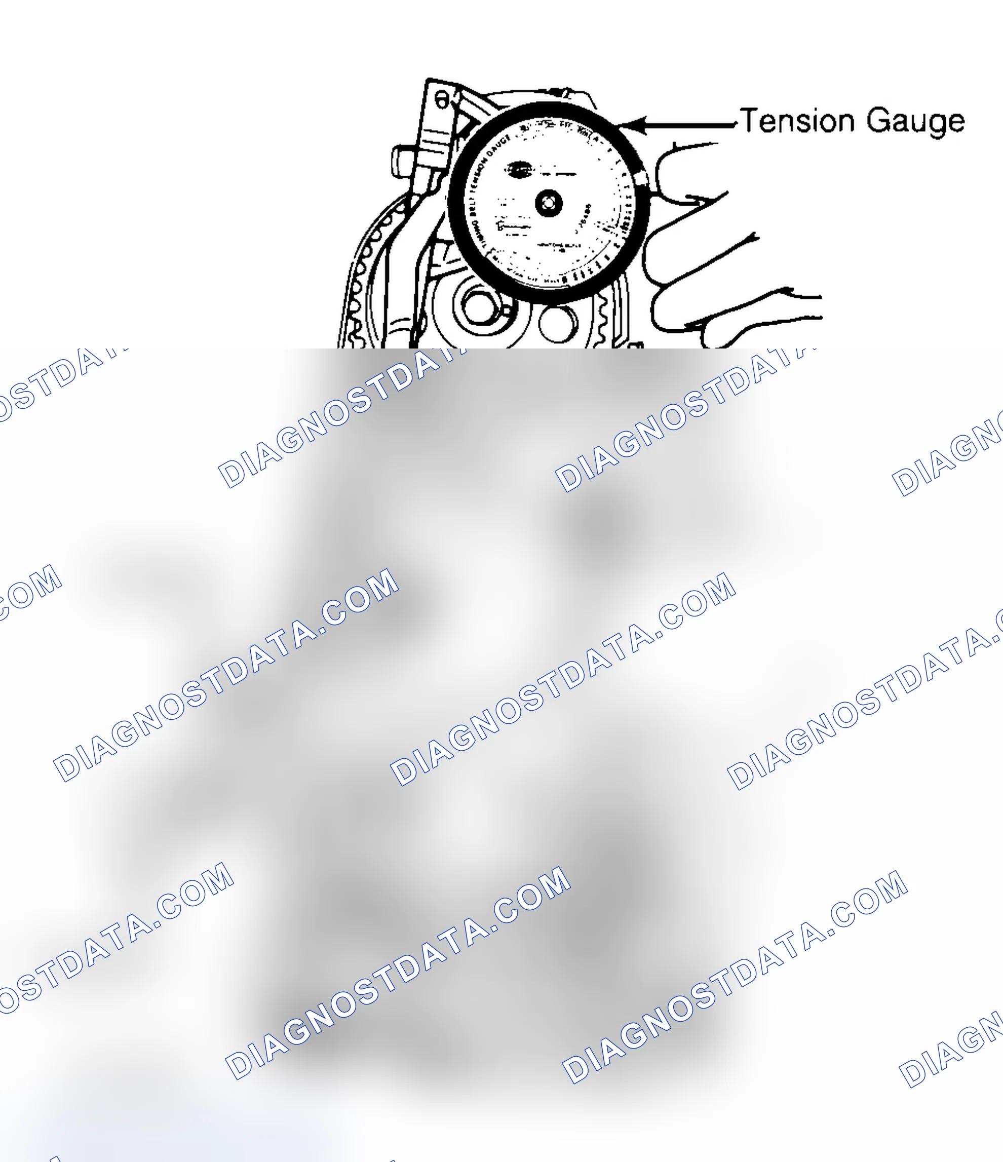 Scheme 28: Adjusting Typical Timing Belt Tension