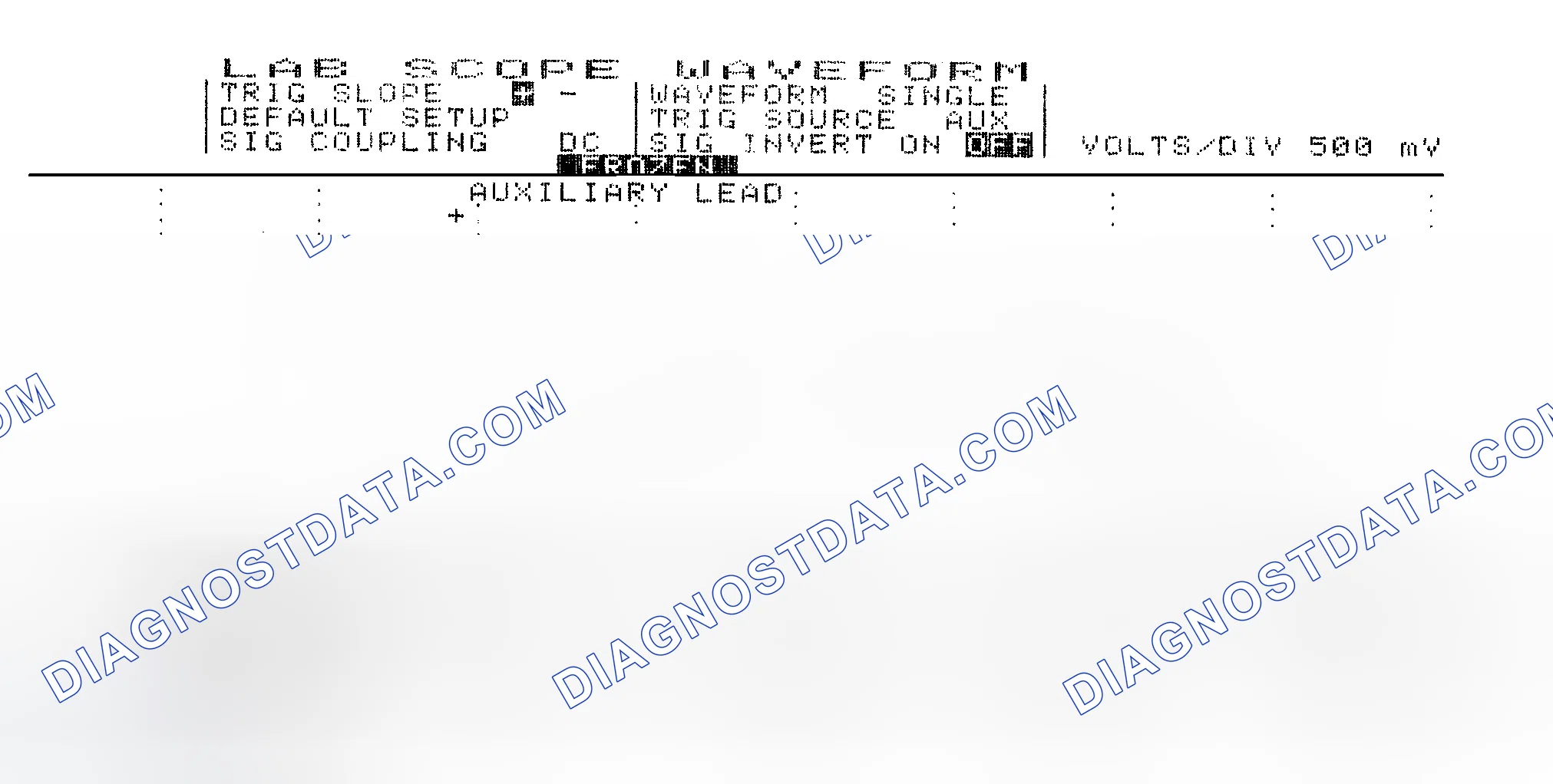 Scheme 14: Single Injector w/Excessive Current Flow - Current Pattern