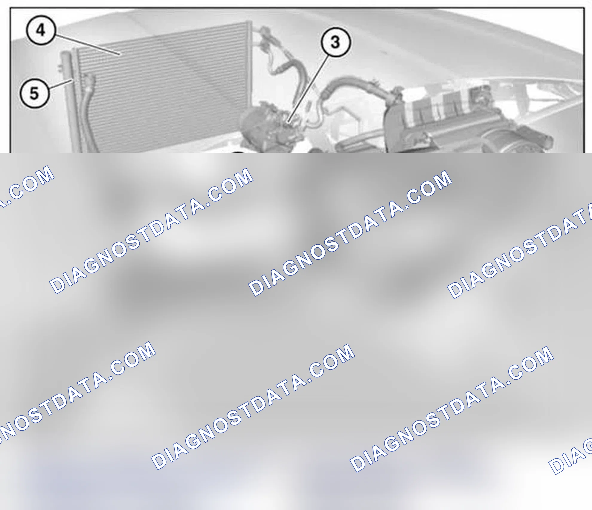 Scheme 48: 64 00.. Overview of heater - A/C system components