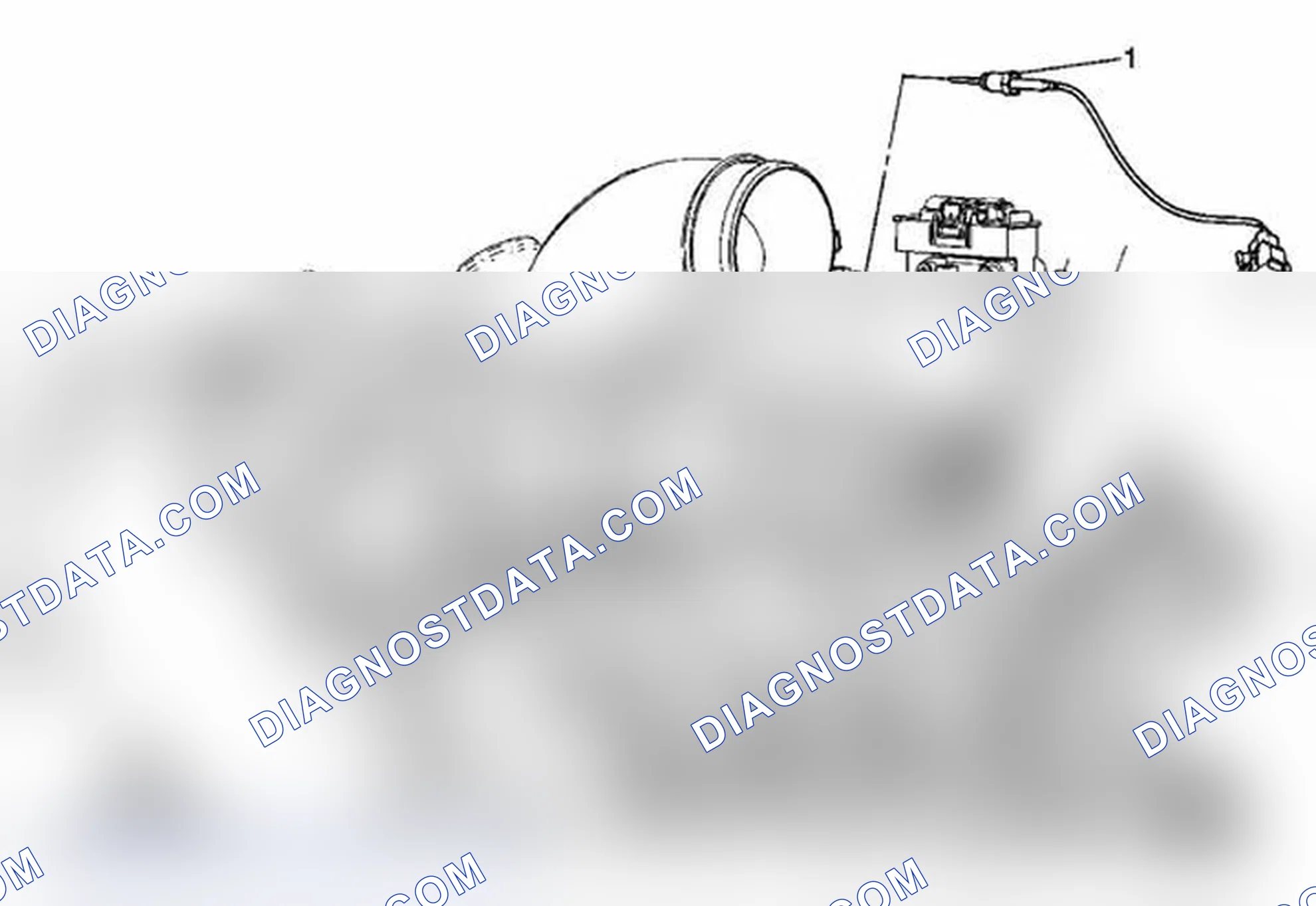 Scheme 5: Exhaust Gas Recirculation Valve Temperature Sensor Replacement - Position 2