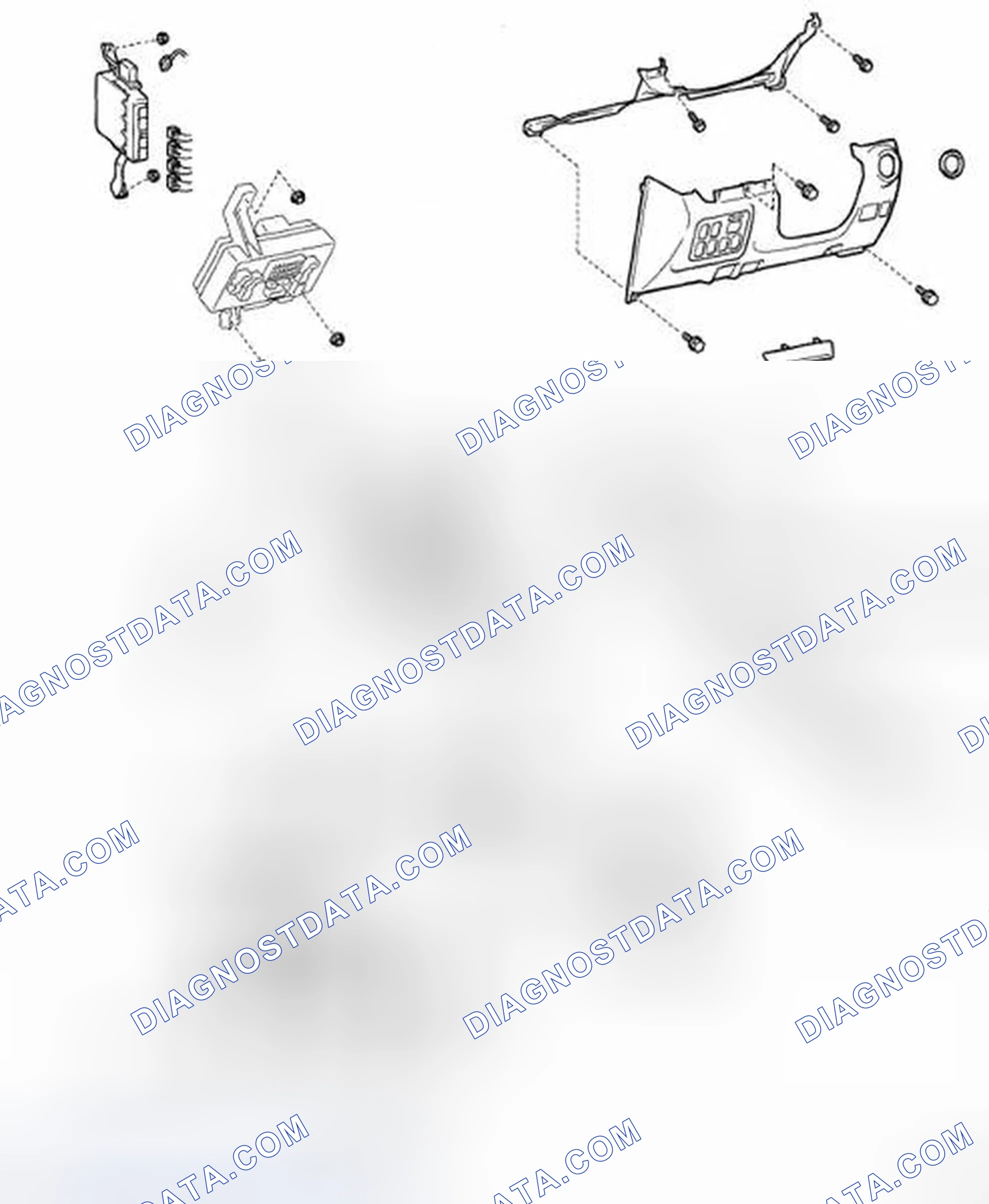 Scheme 50: Identifying Front Floor Footrest Components