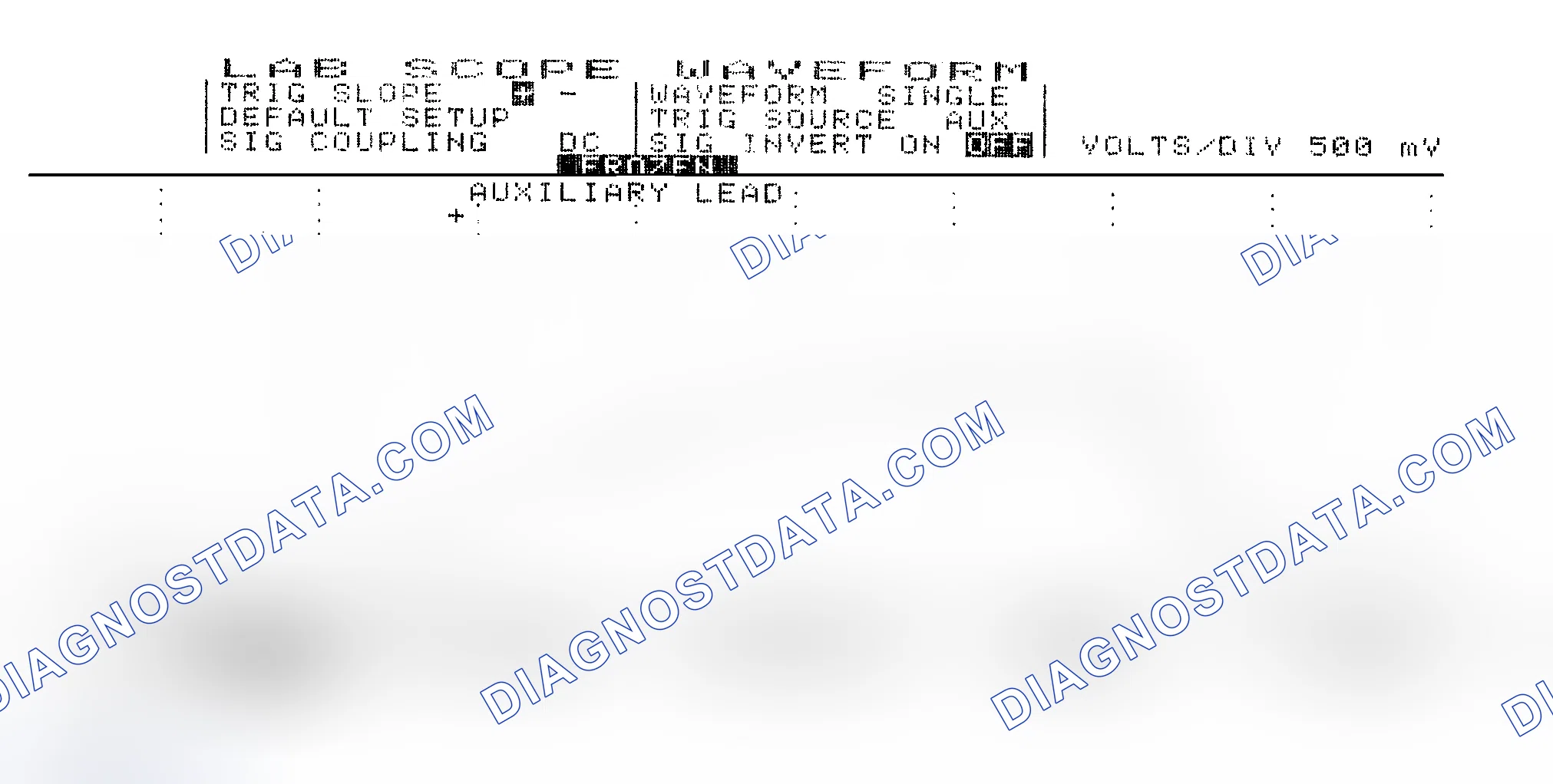 Scheme 14: Single Injector w/Excessive Current Flow - Current Pattern