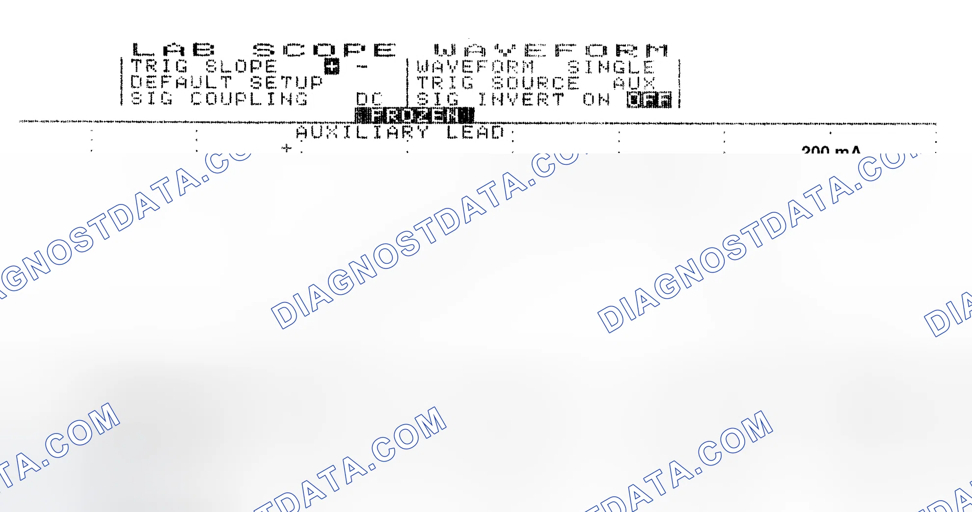 Scheme 13: Single Injector w/Normal Current Flow - Current Pattern