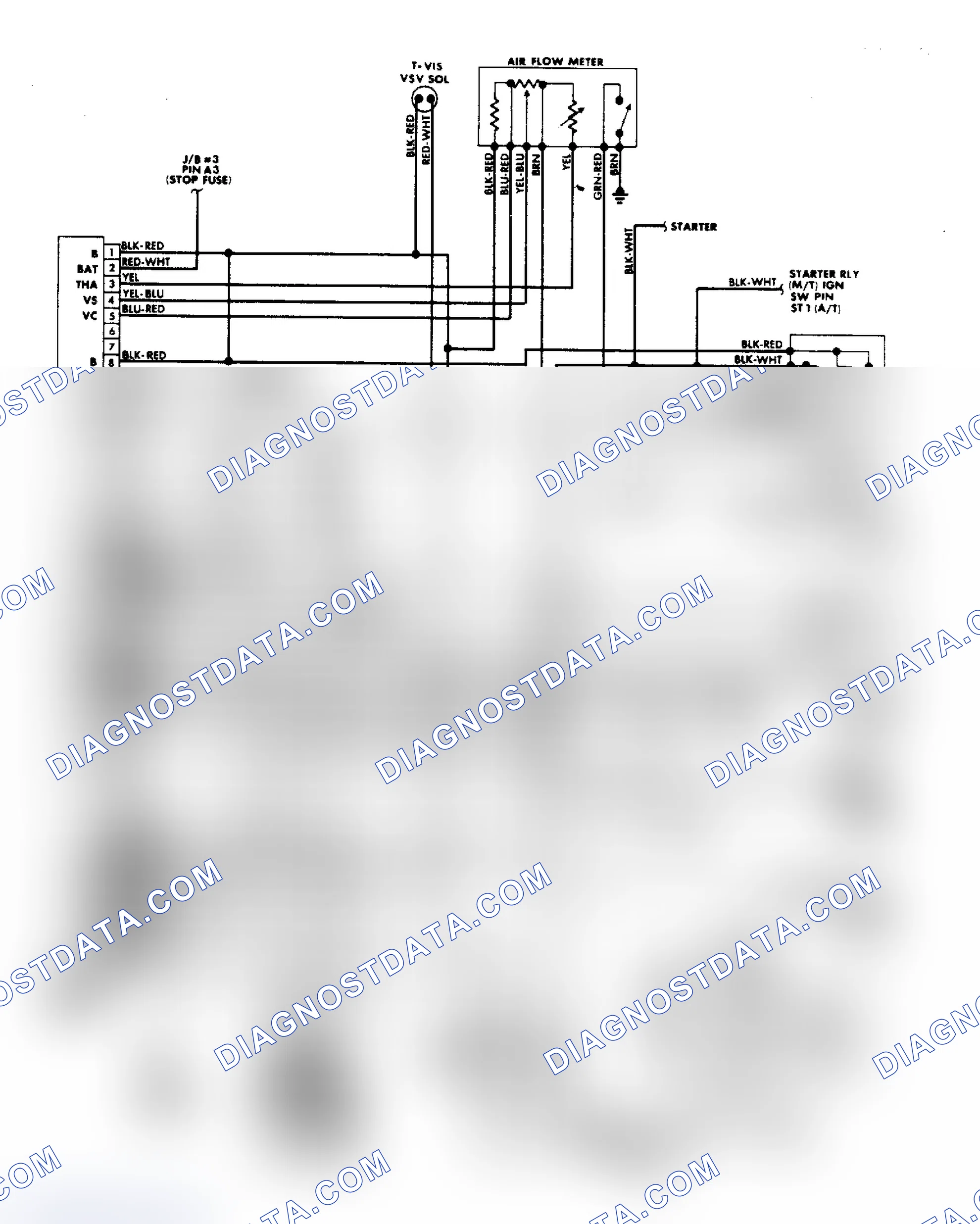 Scheme 53: EFI/TCCS Wiring Diagram (Corolla - RWD)