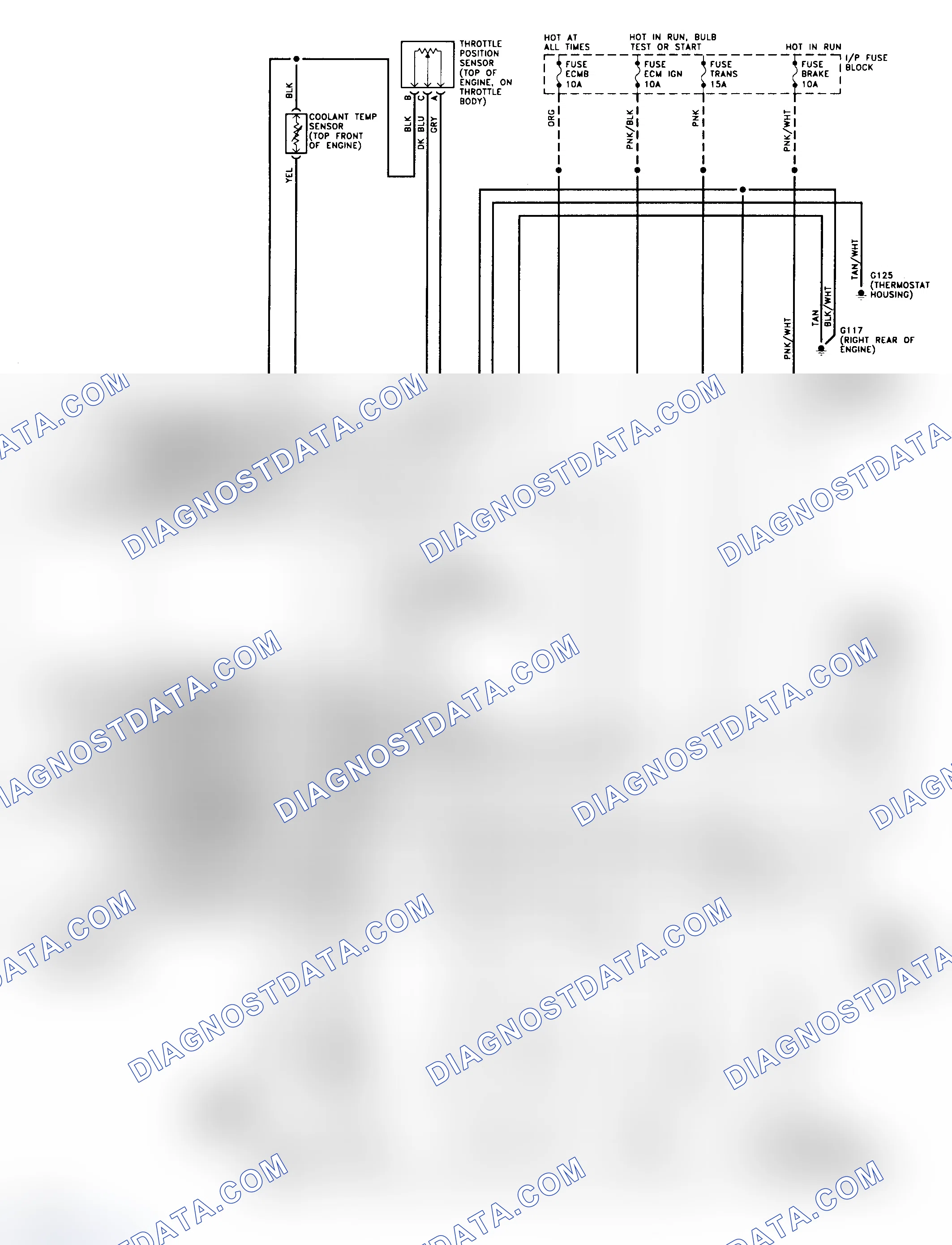 Scheme 190: 4L80-E Wiring Diagram (1994 "G" Series - Gasoline)