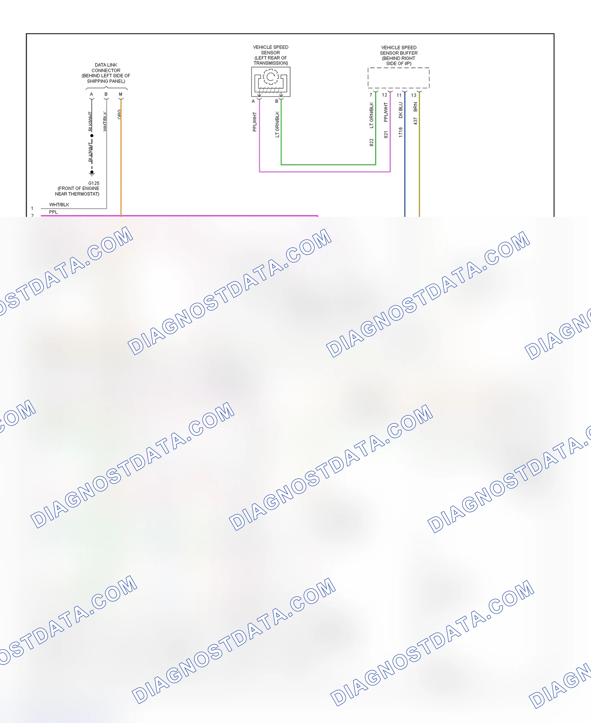 Scheme 260: Wiring Diagram ("P" Series - Commercial & Motorhome - 7.4L With 4L80-E - 3 Of 3)