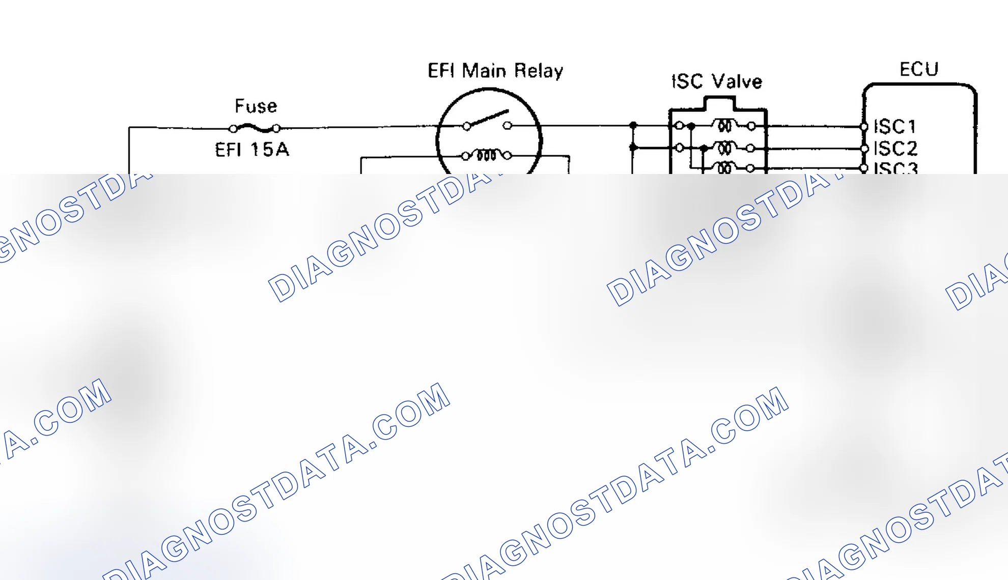 Scheme 59: Test No. 13 Schematic (3VZ-FE) Idle Speed Control Circuit