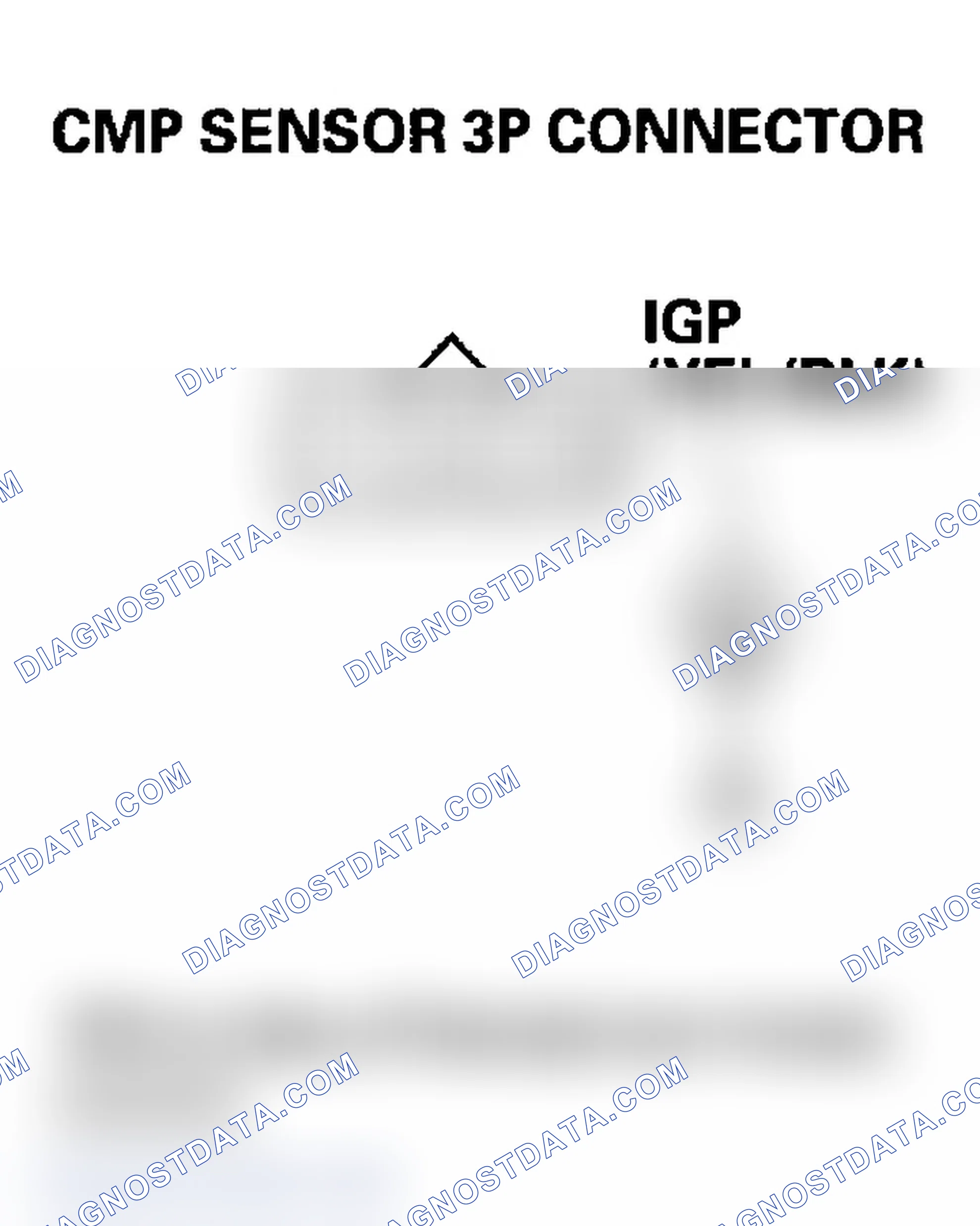Scheme 138: DTC P0340: CMP Sensor No Signal (2006 Model)