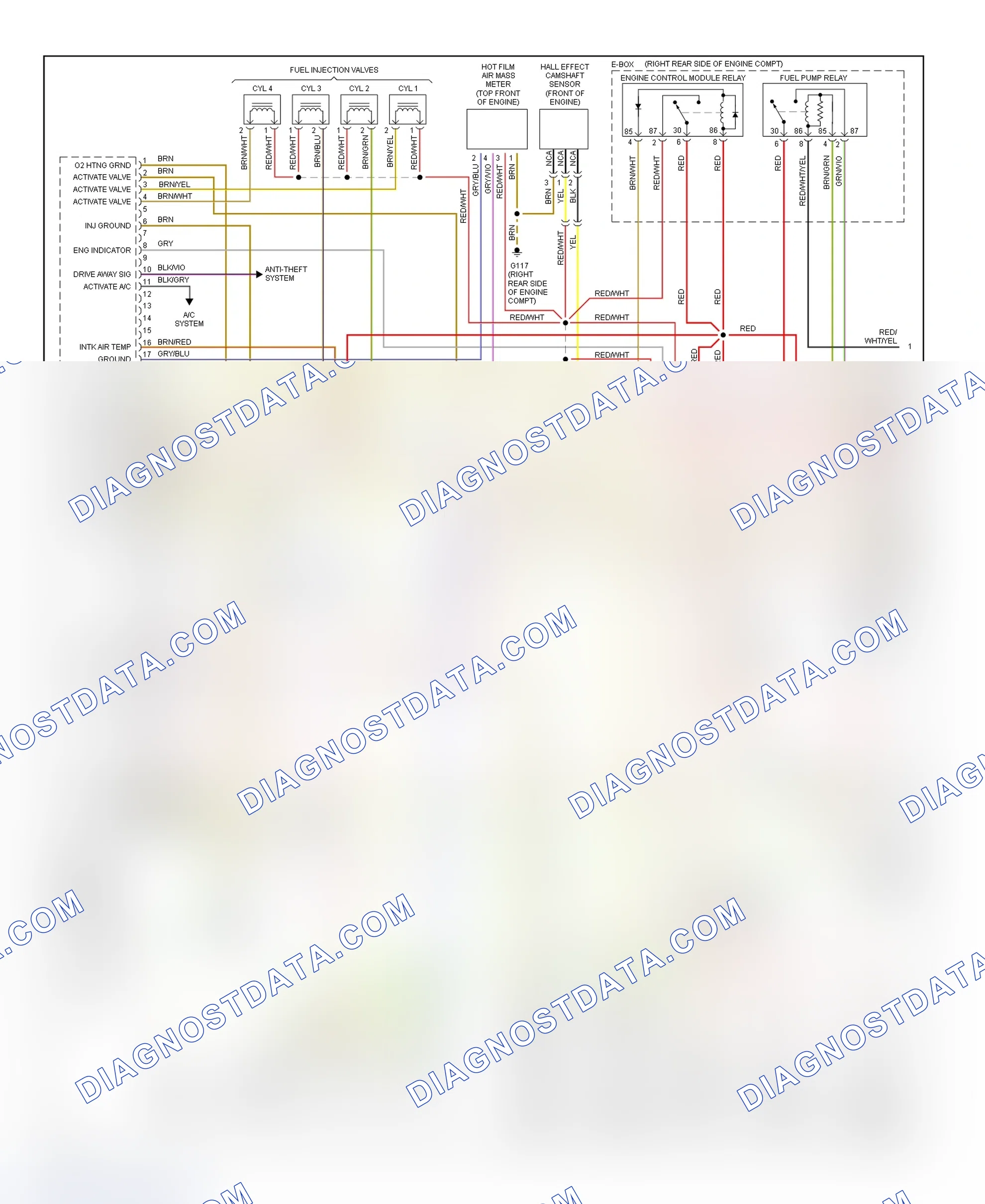 Scheme 3: Wiring Diagram (1997 1.9L - 1 Of 2)