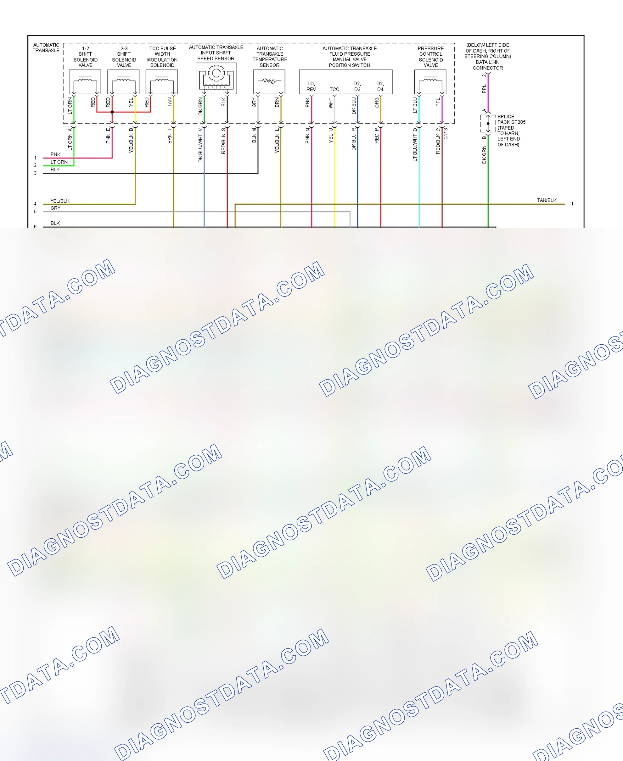 Scheme 172: PCM Wiring Diagram (Impala & Monte Carlo - 3.8L - 2 Of 4)