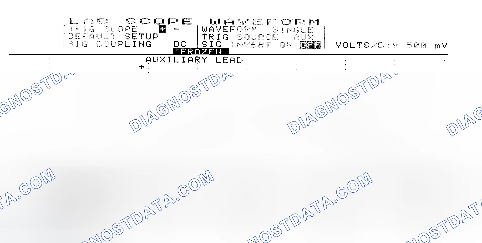 Scheme 14: Single Injector w/Excessive Current Flow - Current Pattern