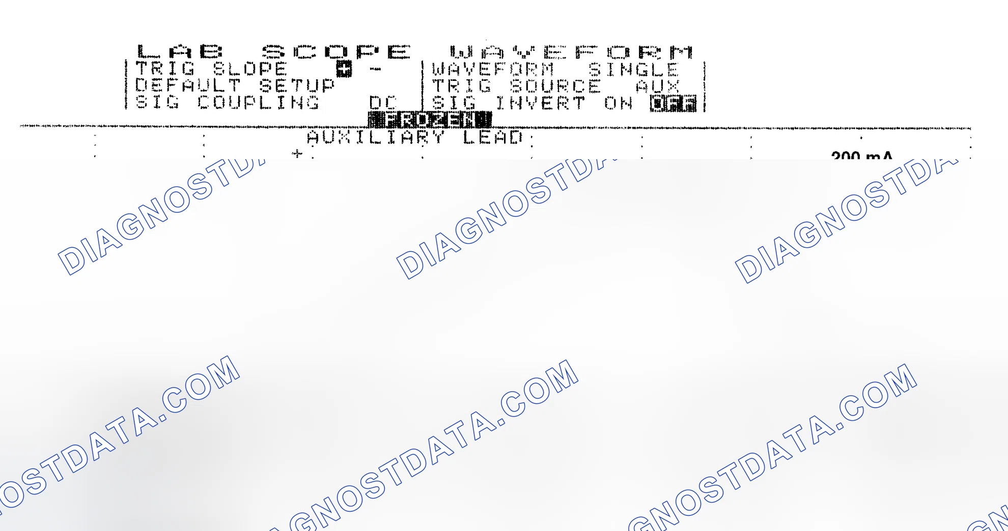 Scheme 13: Single Injector w/Normal Current Flow - Current Pattern