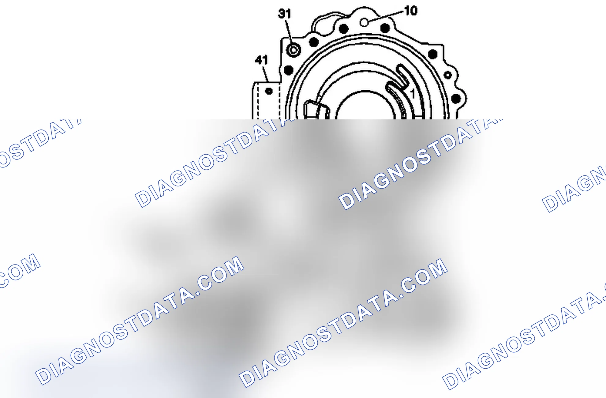 Scheme 24: Fluid Pump Body- Fluid Pump Cover Side