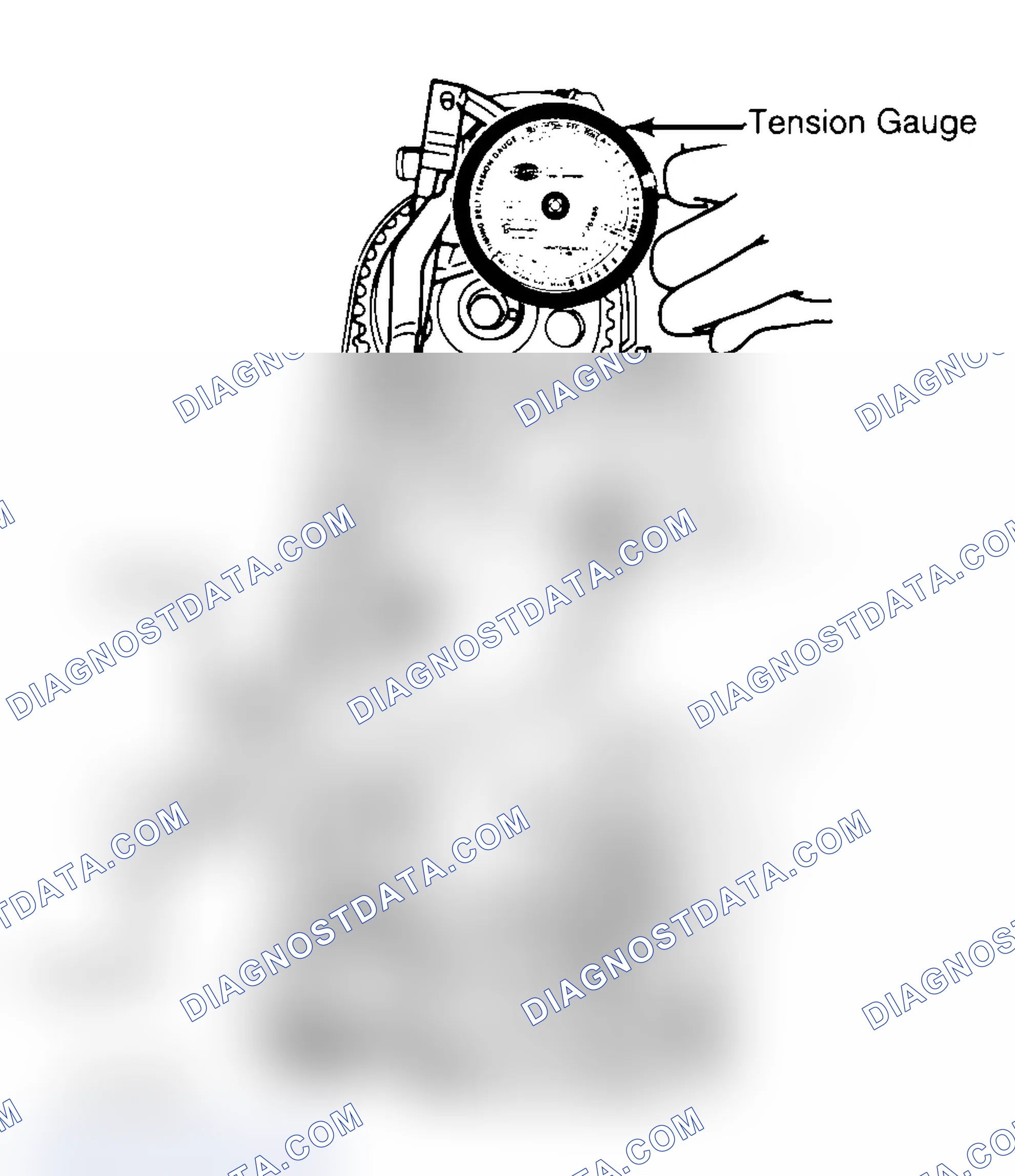 Scheme 28: Adjusting Typical Timing Belt Tension
