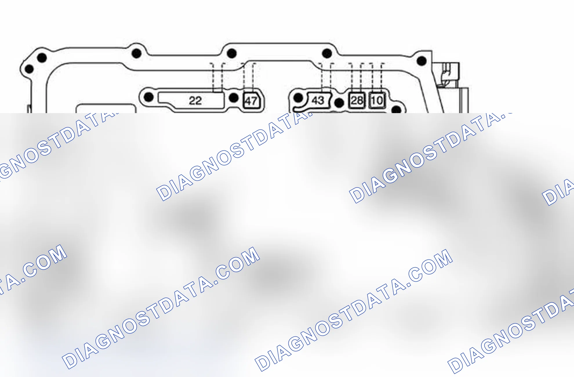 Scheme 57: A/Trans Case Assembly- Control Valve Body Side