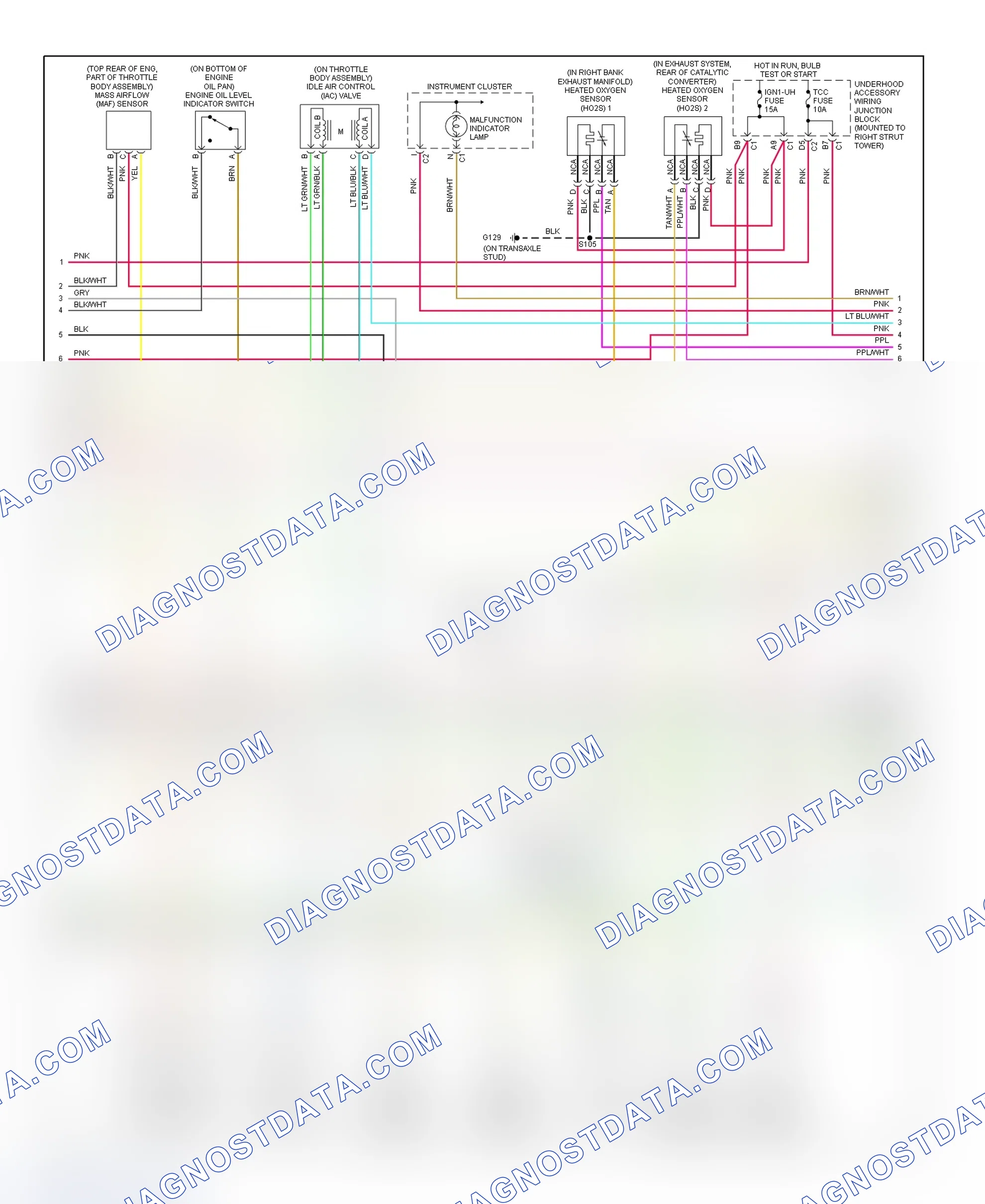 Scheme 116: PCM Wiring Diagram (Grand Prix - 3.8L VIN K - 3 Of 4)