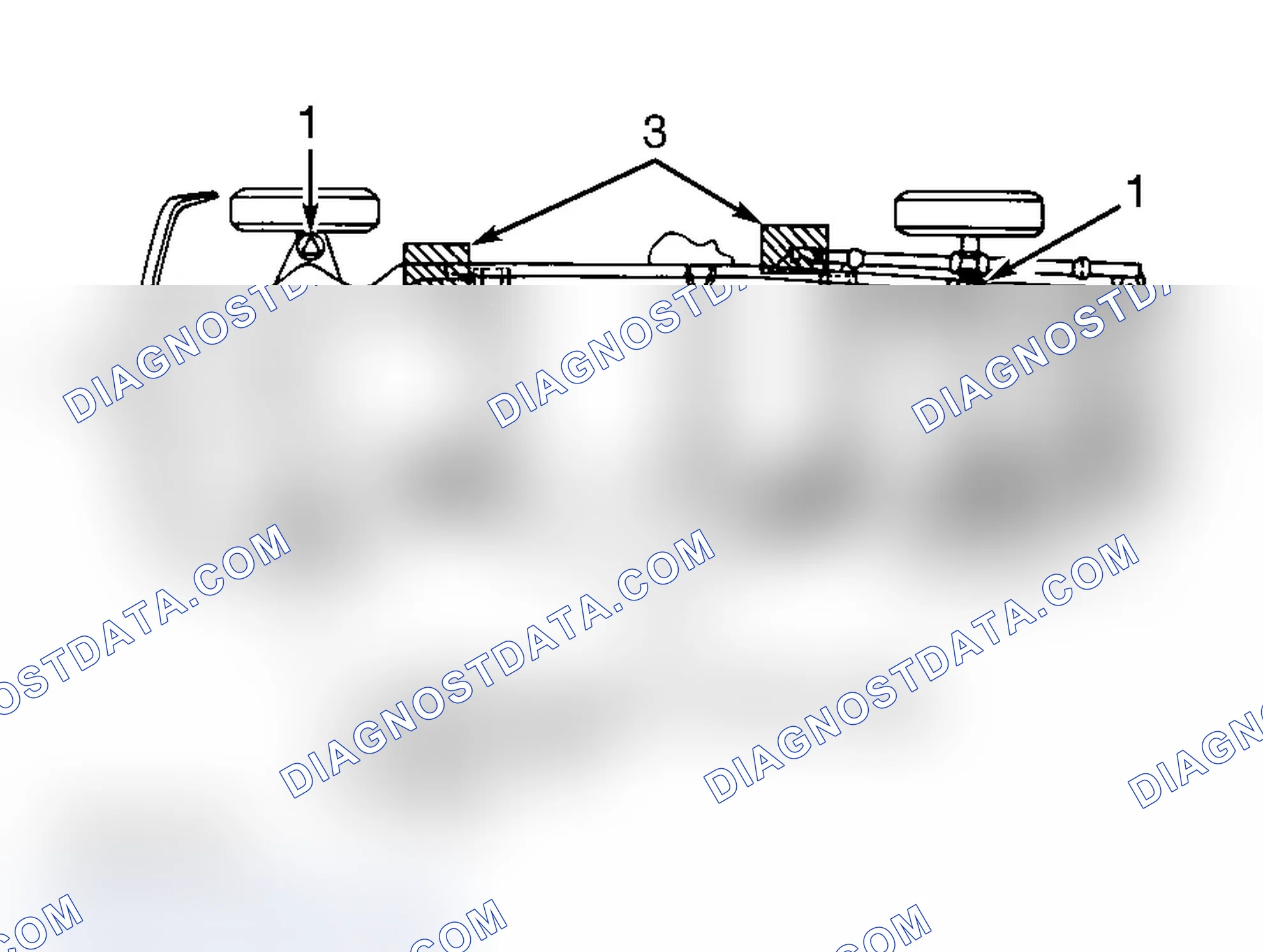 Scheme 13: Hoisting & Jacking Locations ("C" & "K" Series) Courtesy of General Motors Corp.